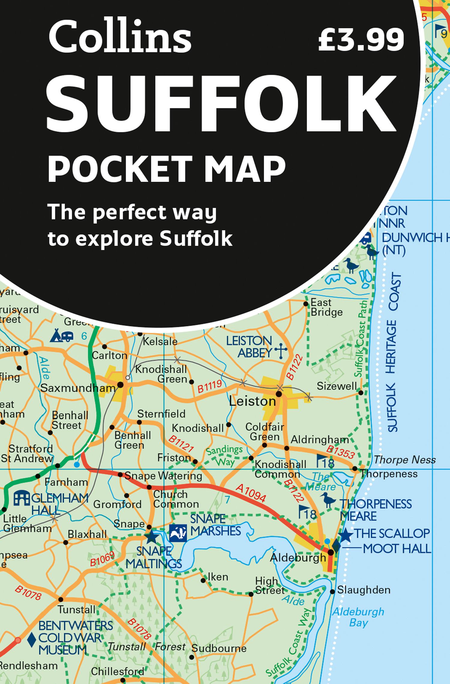 Vorderes Coverbild Suffolk Pocket Map