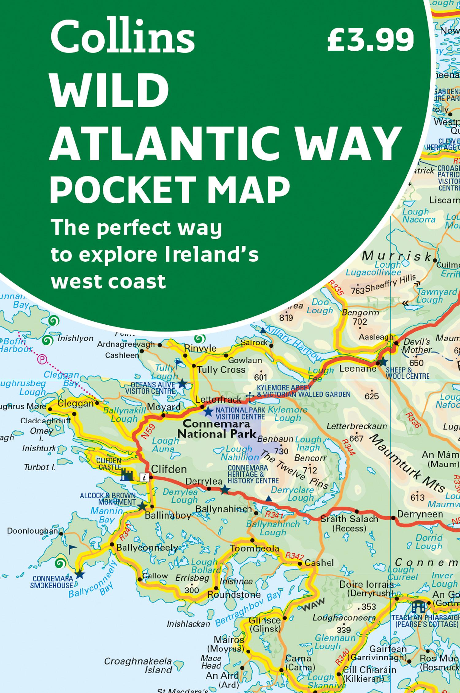 Vorderes Coverbild Wild Atlantic Way Pocket Map