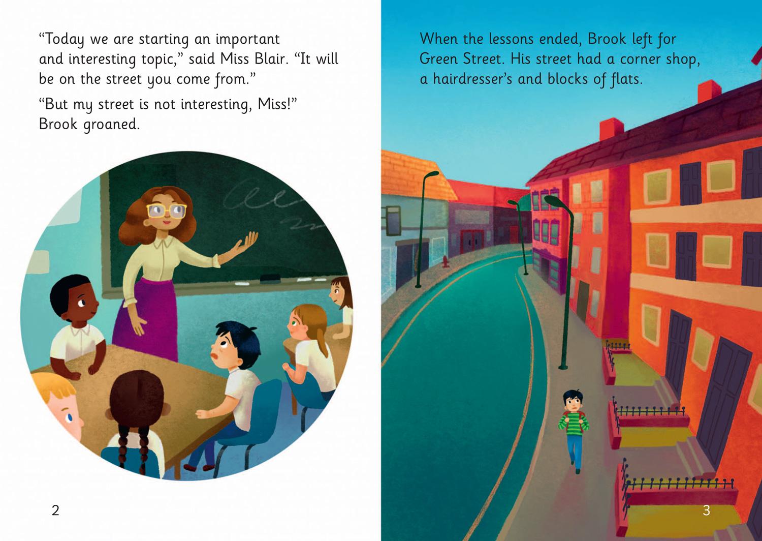 Beispielinhalt (Bild) Down my Street