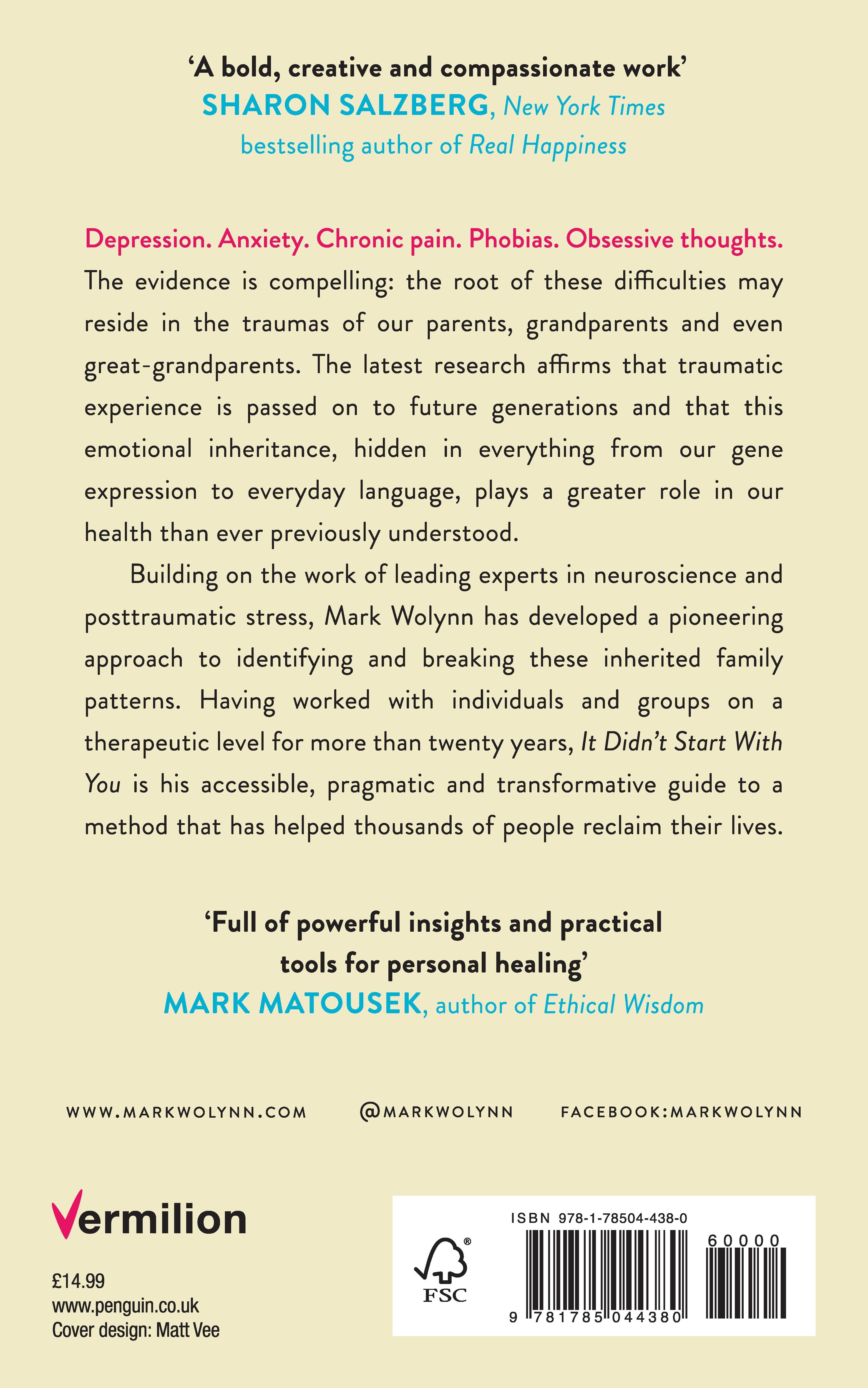 Rückseitencover It Didn't Start With You