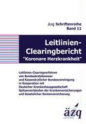 Vorderes Coverbild Leitlinien-Clearingbericht "Koronare Herzkrankheit"