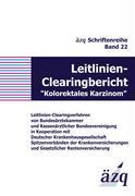 Vorderes Coverbild Leitlinien-Clearingbericht "Kolorektales Karzinom"