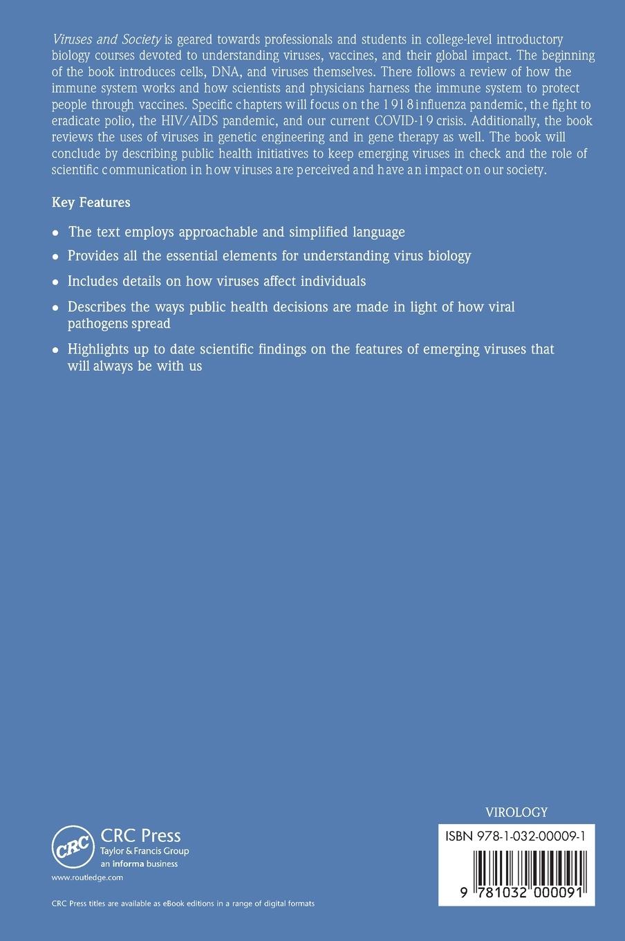 Rückseitencover Viruses and Society