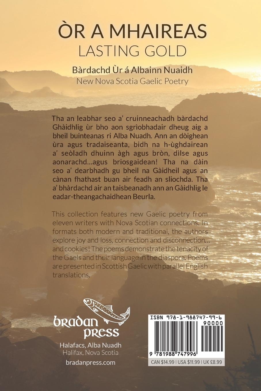 Rückseitencover Òr a Mhaireas / Lasting Gold