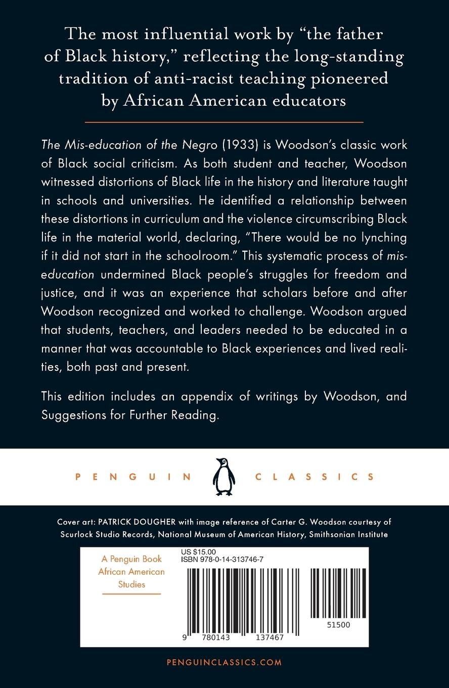 Rückseitencover The Mis-Education of the Negro