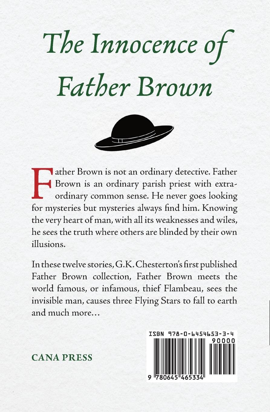 Rückseitencover The Innocence of Father Brown