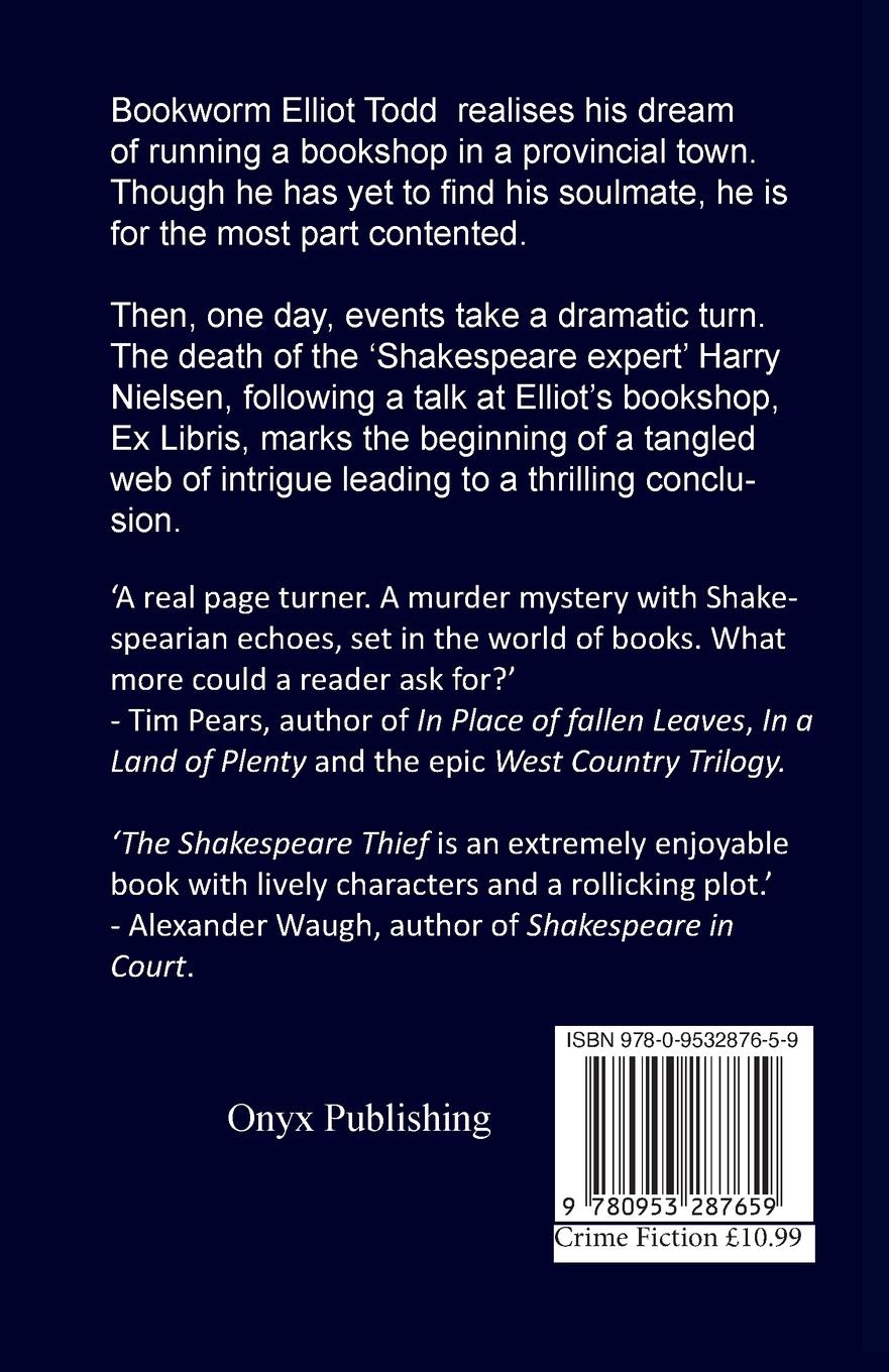 Rückseitencover The Shakespeare Thief