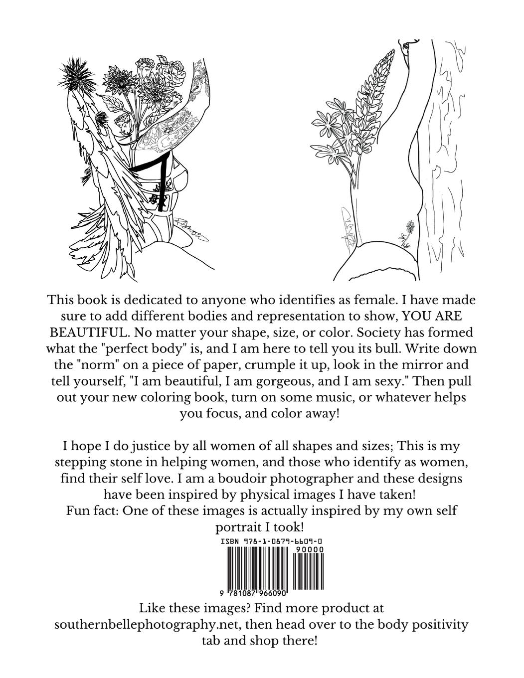 Rückseitencover Body Positivity Coloring Book