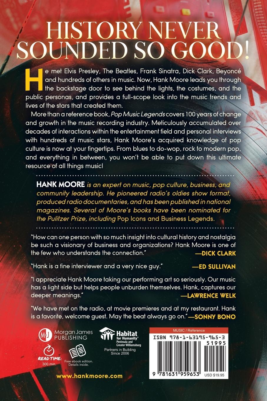 Rückseitencover Pop Music Legends