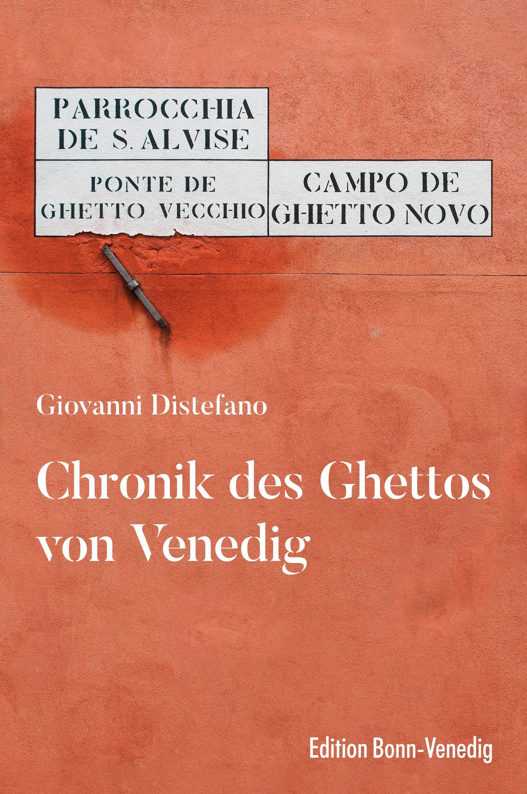 Vorderes Coverbild Chronik des Ghettos von Venedig