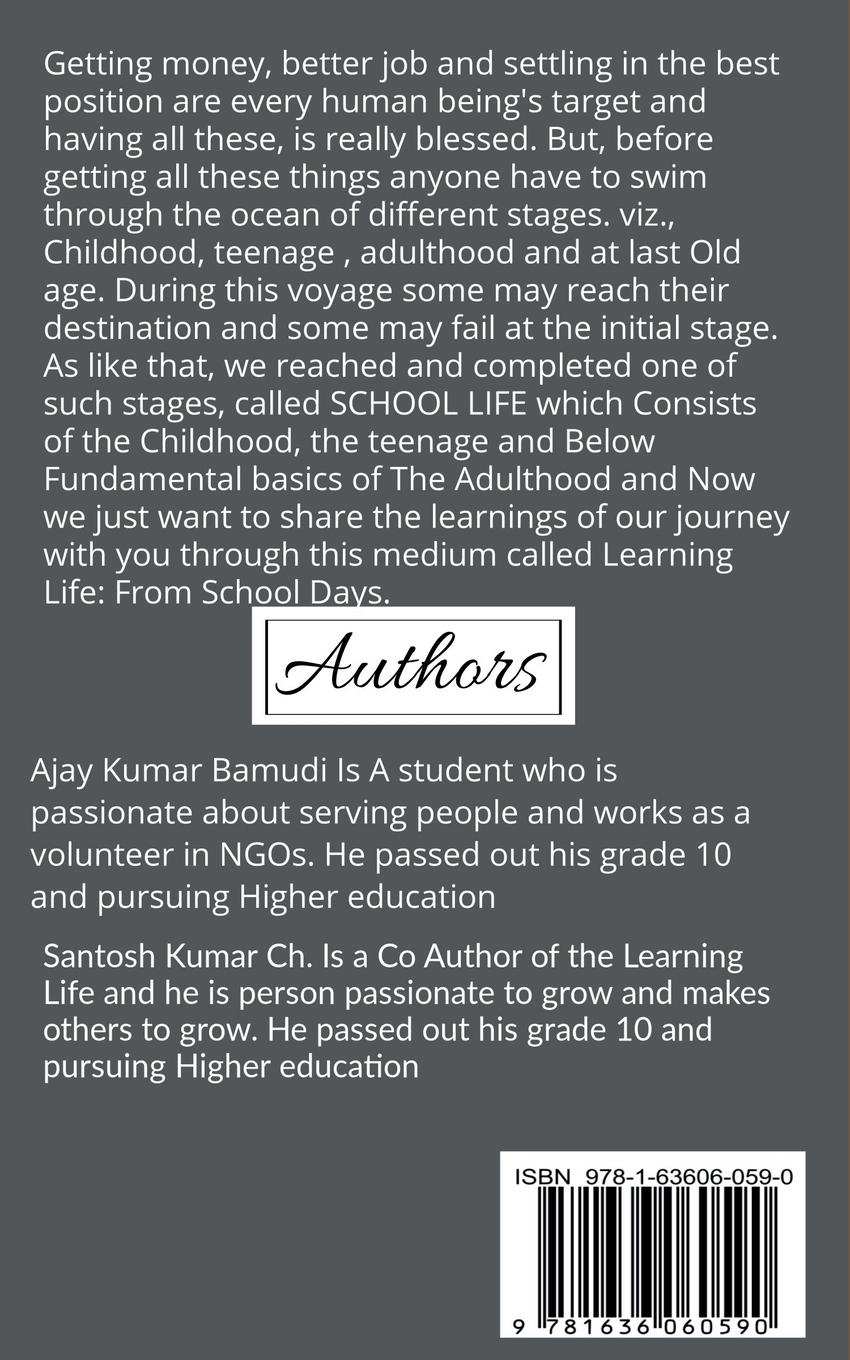 Rückseitencover LEARNING LIFE