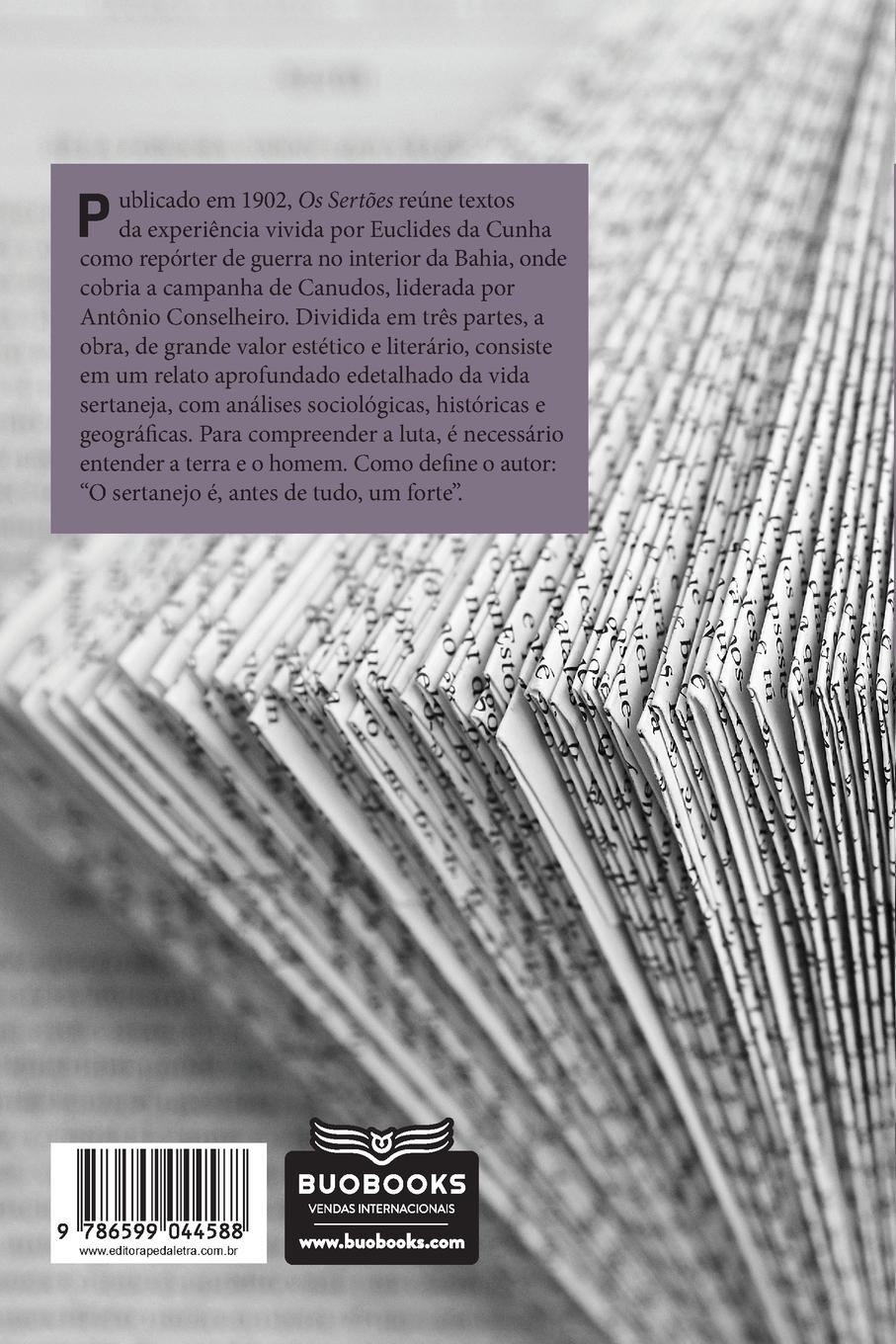 Rückseitencover Os sertões