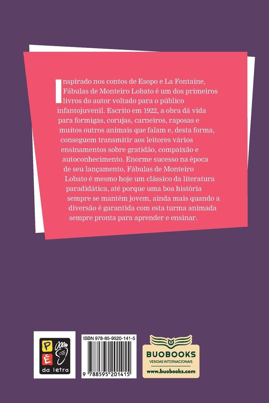 Rückseitencover Monteiro Lobato em