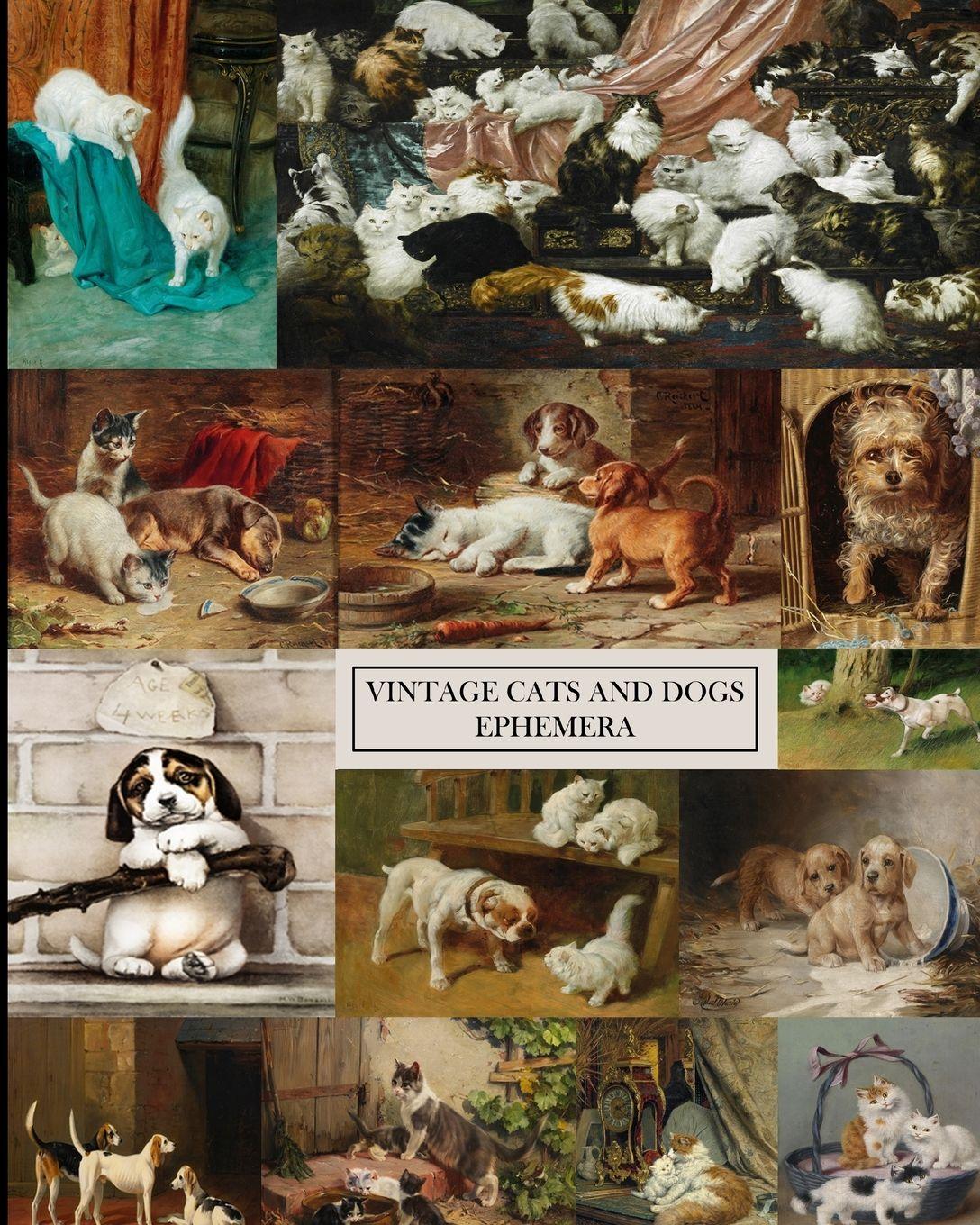Vorderes Coverbild Vintage Cats and Dogs Ephemera