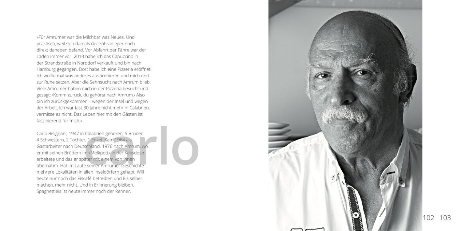 Beispielinhalt (Bild) Mit Ecken und Kanten - Amrumer Gesichter