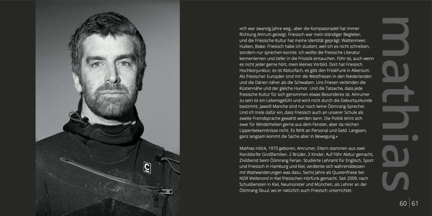 Beispielinhalt (Bild) Mit Ecken und Kanten - Amrumer Gesichter