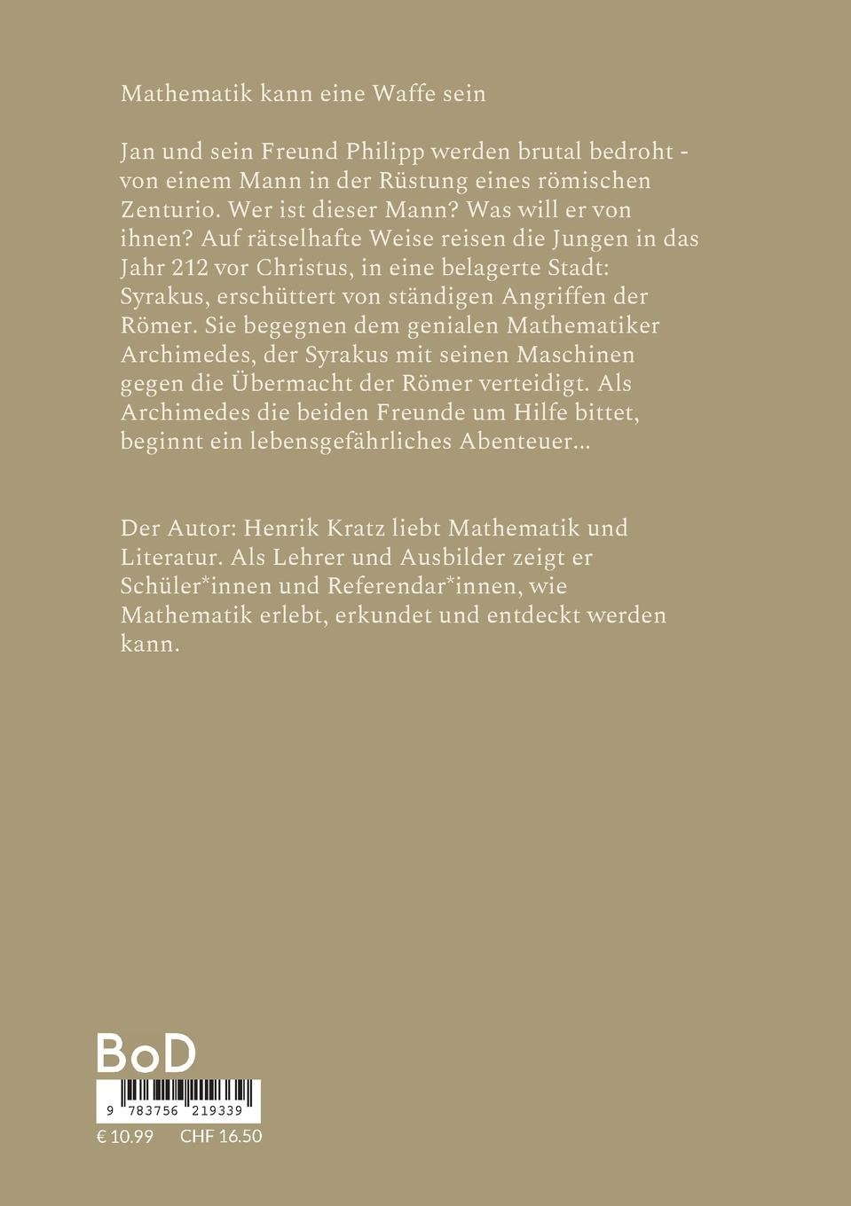 Rückseitencover Die Waffe des Archimedes