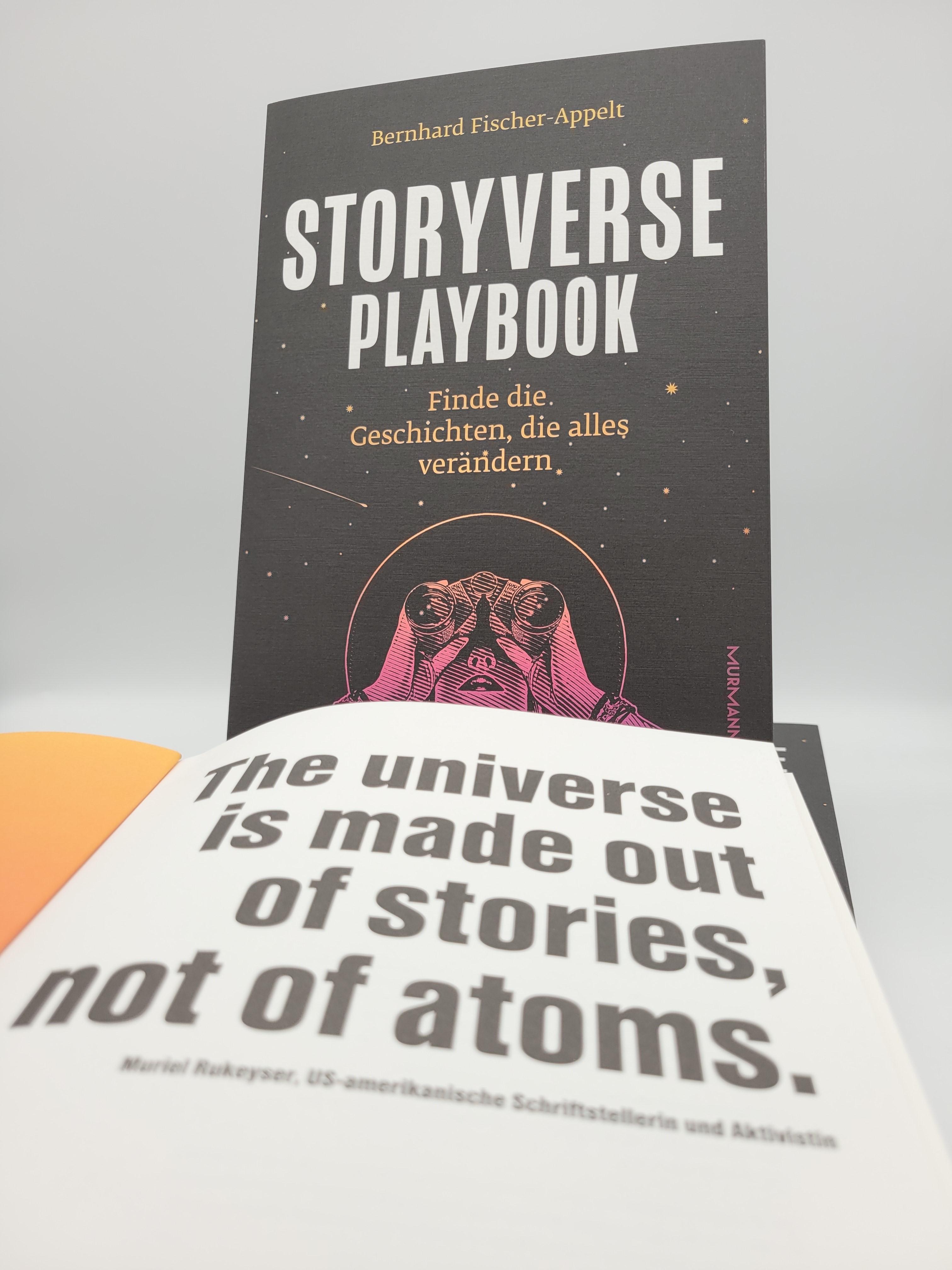 Beispielinhalt (Bild) Storyverse Playbook