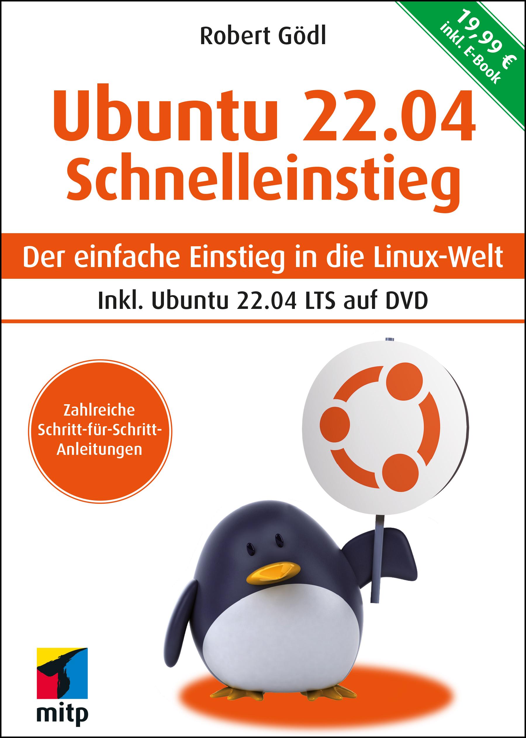 Vorderes Coverbild Ubuntu 22.04 Schnelleinstieg