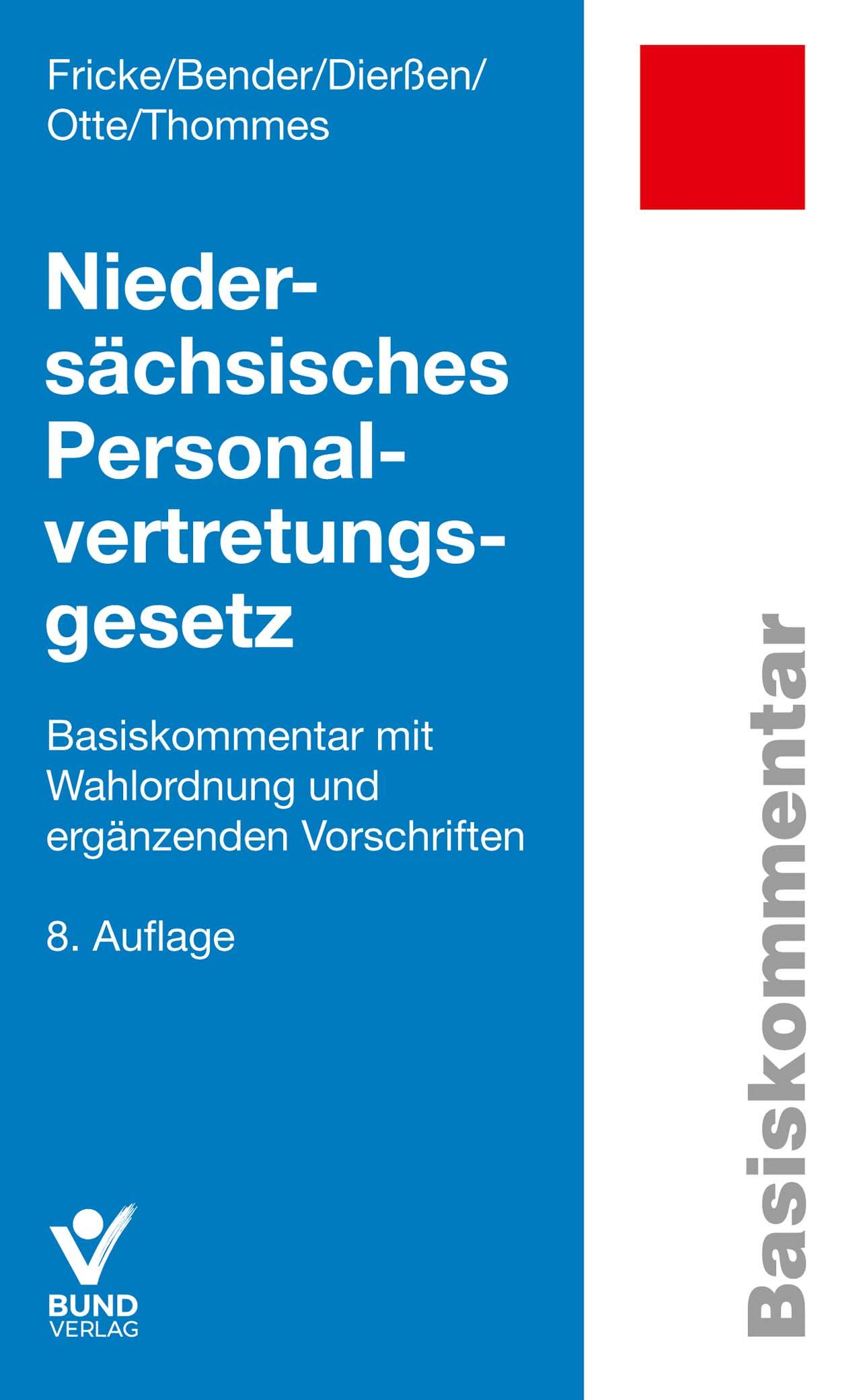 Vorderes Coverbild Niedersächsisches Personalvertretungsgesetz