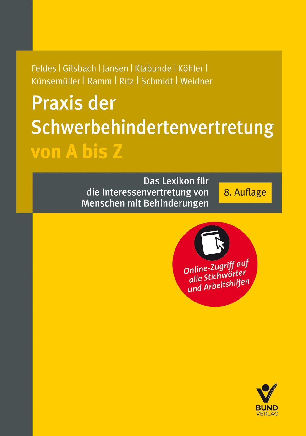 Vorderes Coverbild Praxis der Schwerbehindertenvertretung von A bis Z