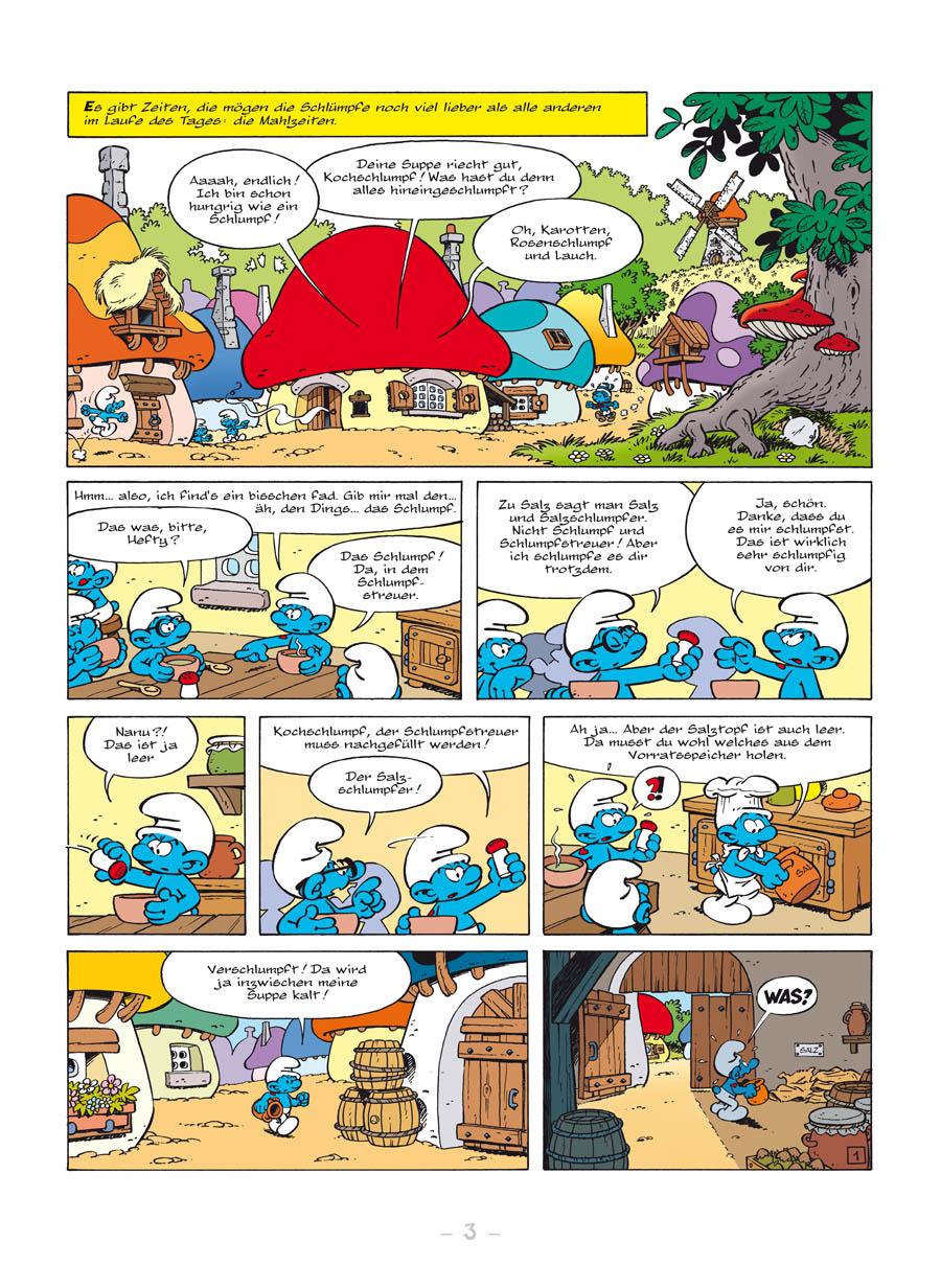 Beispielinhalt (Bild) Die Schlümpfe. Band 40
