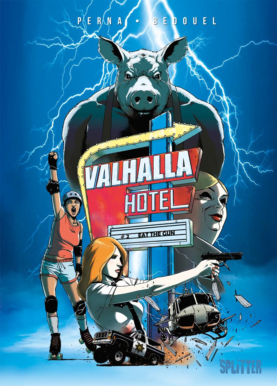 Vorderes Coverbild Valhalla Hotel. Band 2