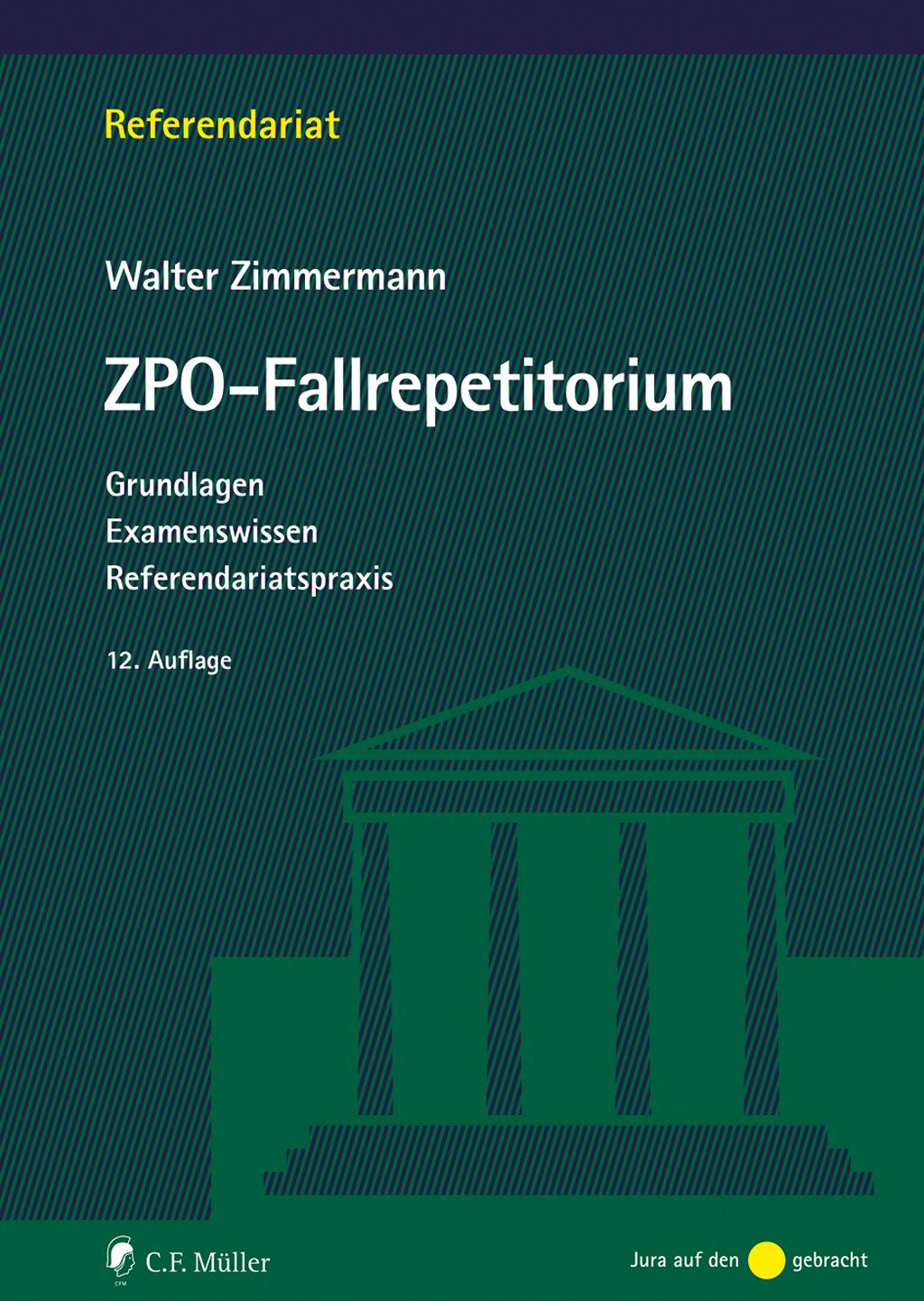Vorderes Coverbild ZPO-Fallrepetitorium