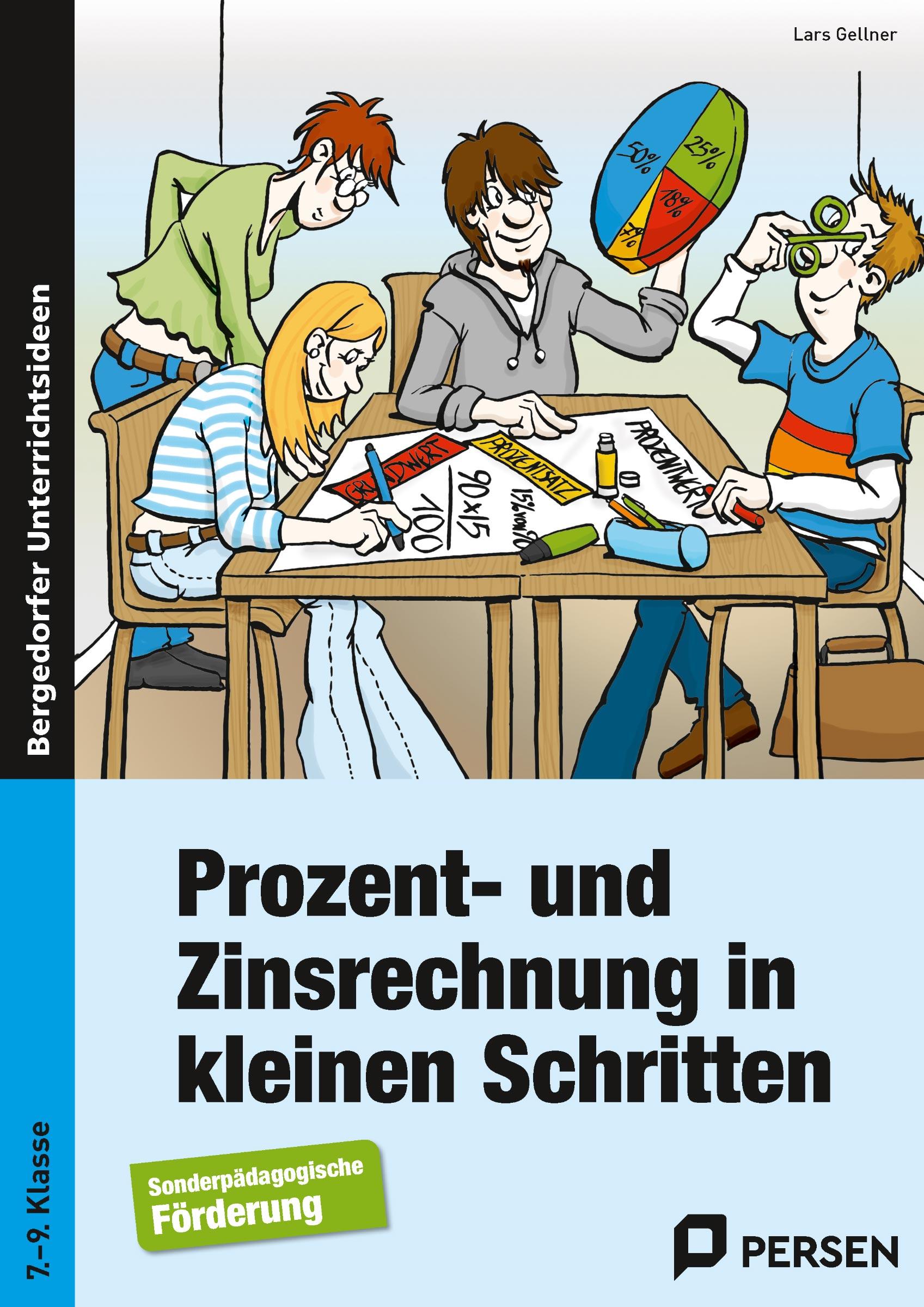 Vorderes Coverbild Prozent- und Zinsrechnung in kleinen Schritten