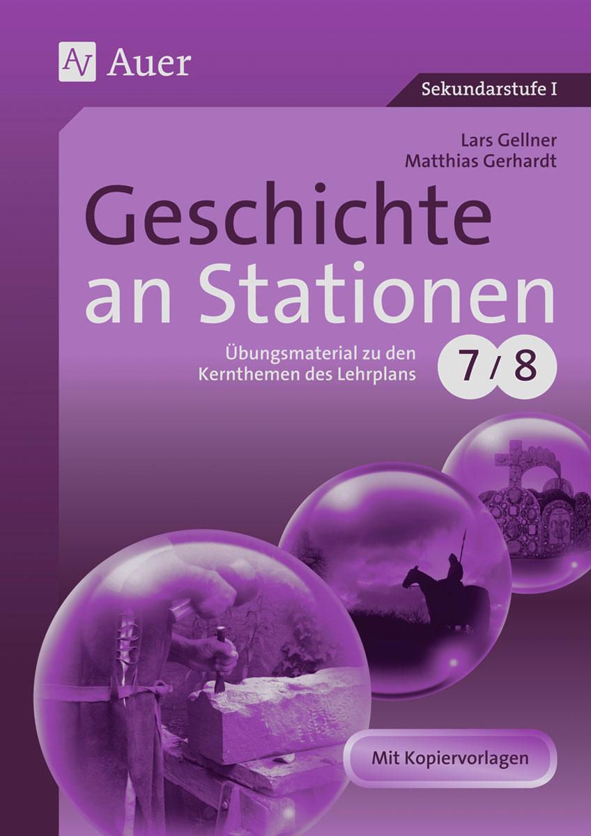 Vorderes Coverbild Geschichte an Stationen 7/8