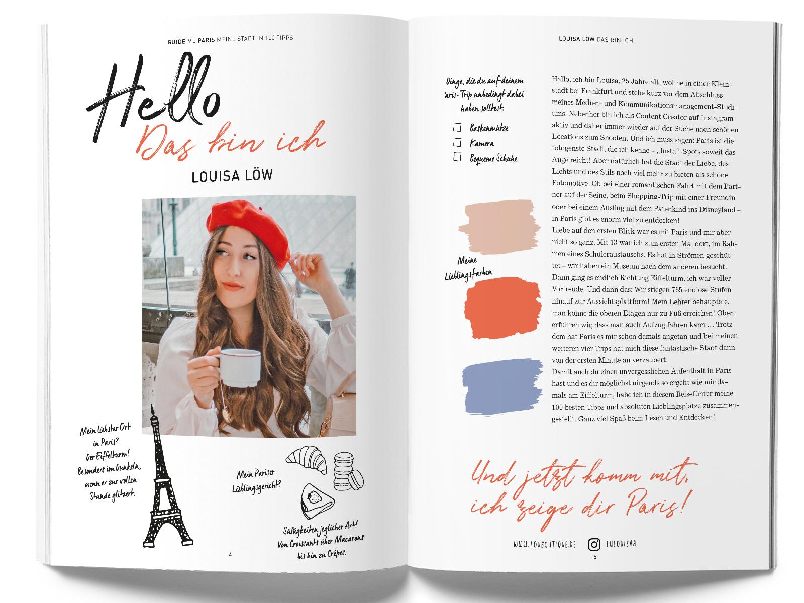 Beispielinhalt (Bild) GuideMe Travel Book Paris - Reiseführer