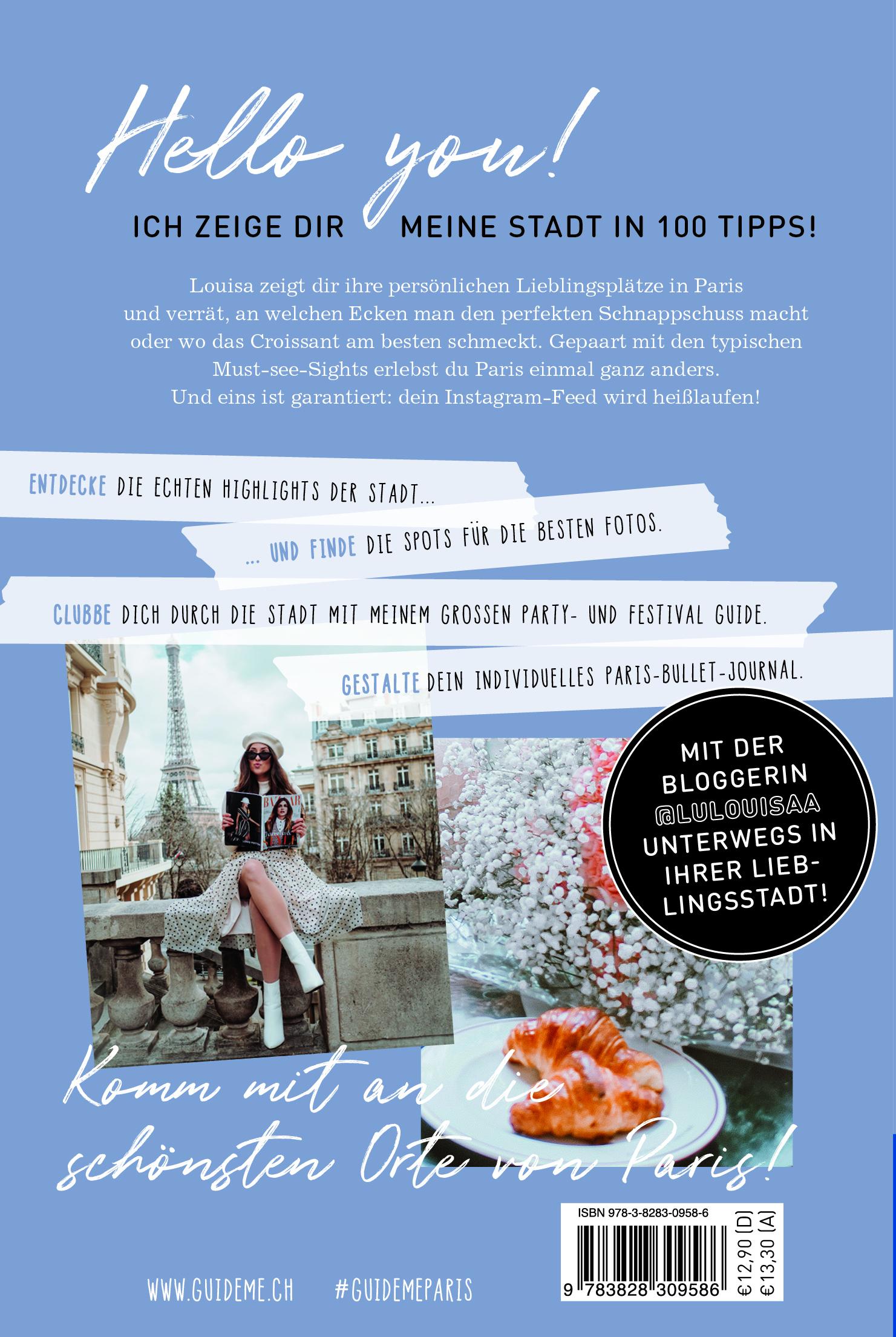Rückseitencover GuideMe Travel Book Paris - Reiseführer