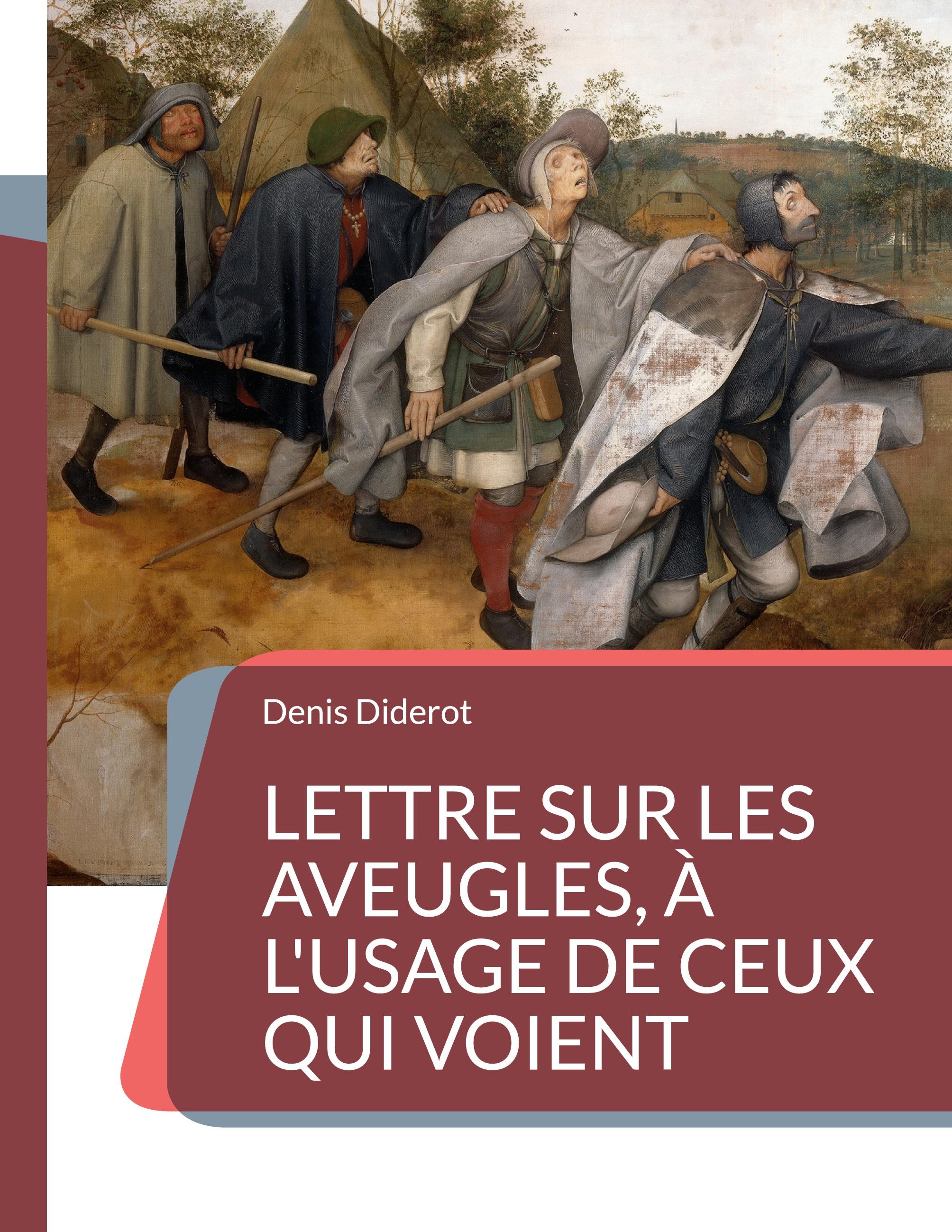 Vorderes Coverbild Lettre sur les aveugles, à l'usage de ceux qui voient