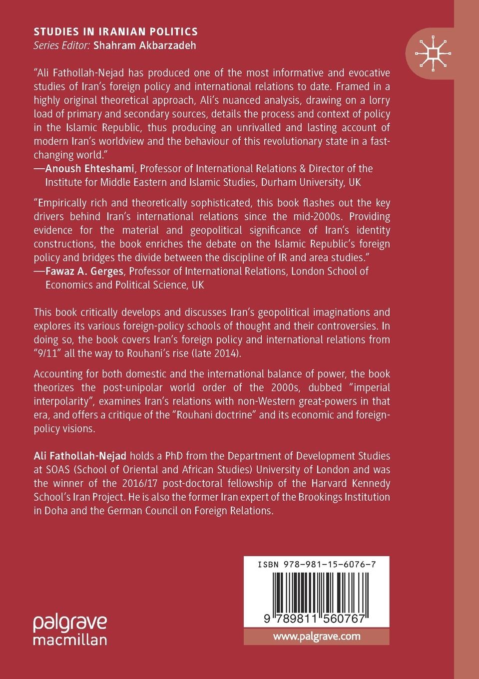 Rückseitencover Iran in an Emerging New World Order