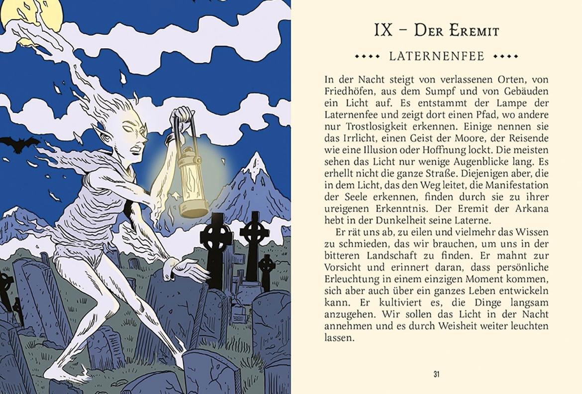 Beispielinhalt (Bild) Feen und Zauberwesen Tarot
