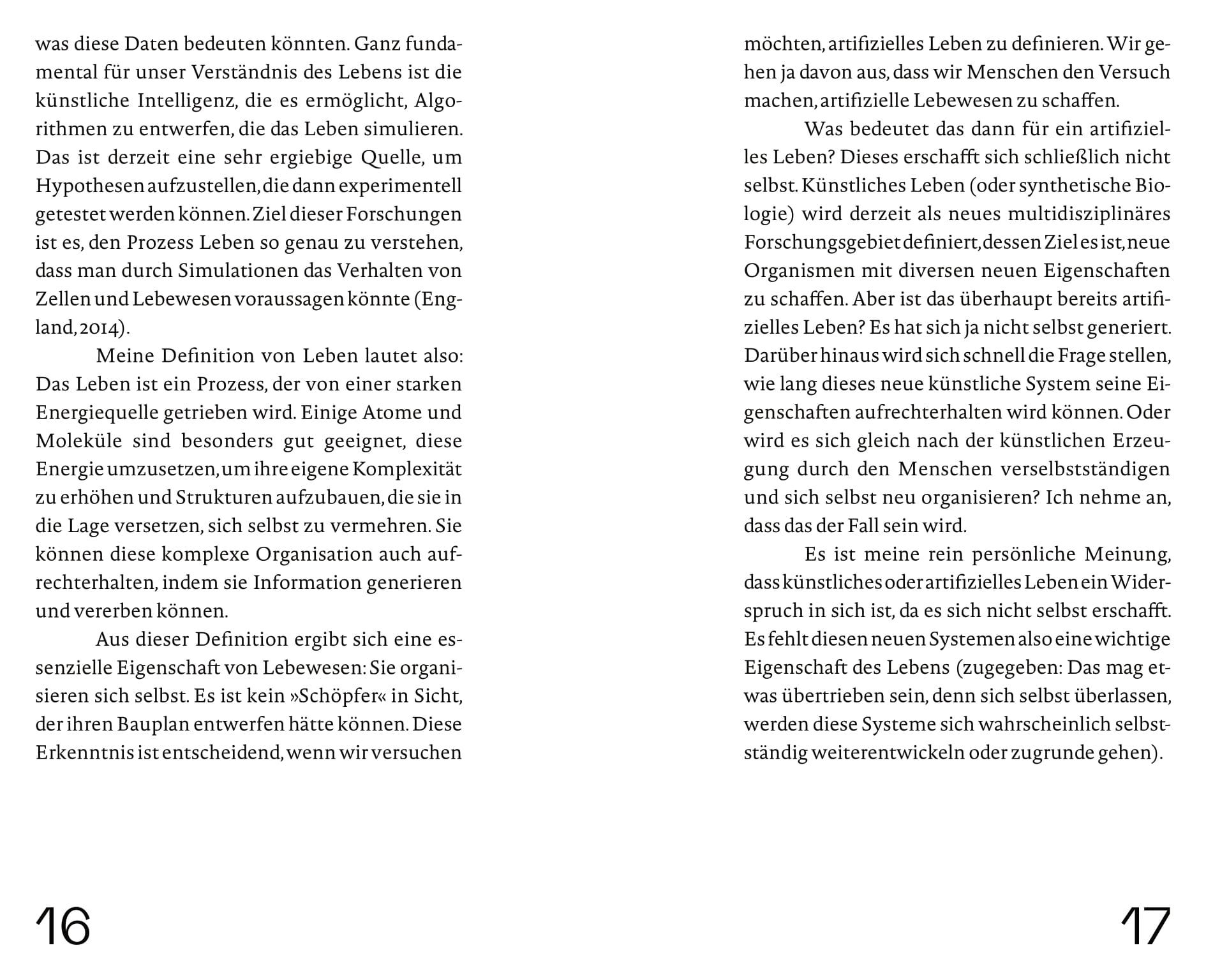 Beispielinhalt (Bild) Der Traum von der Unsterblichkeit