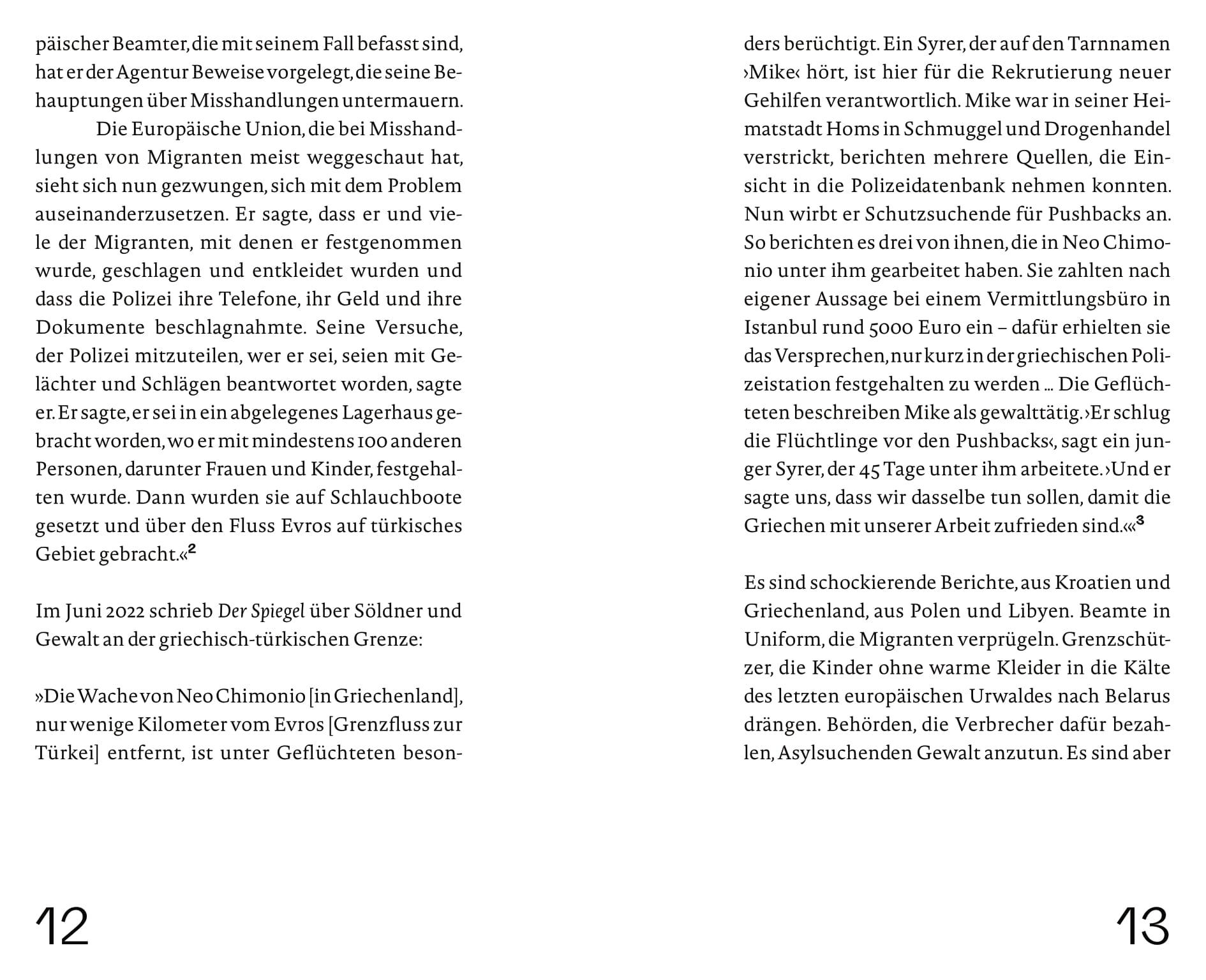 Beispielinhalt (Bild) Wir und die Flüchtlinge
