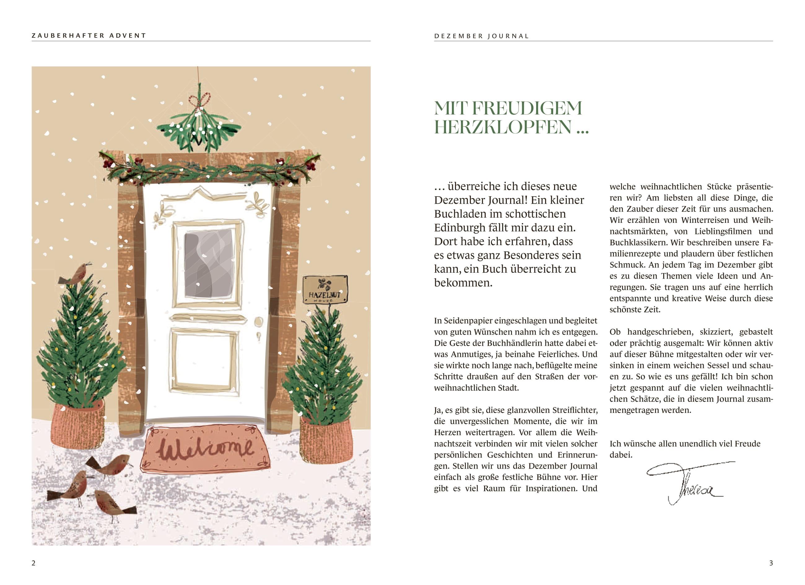 Beispielinhalt (Bild) Dezember Journal