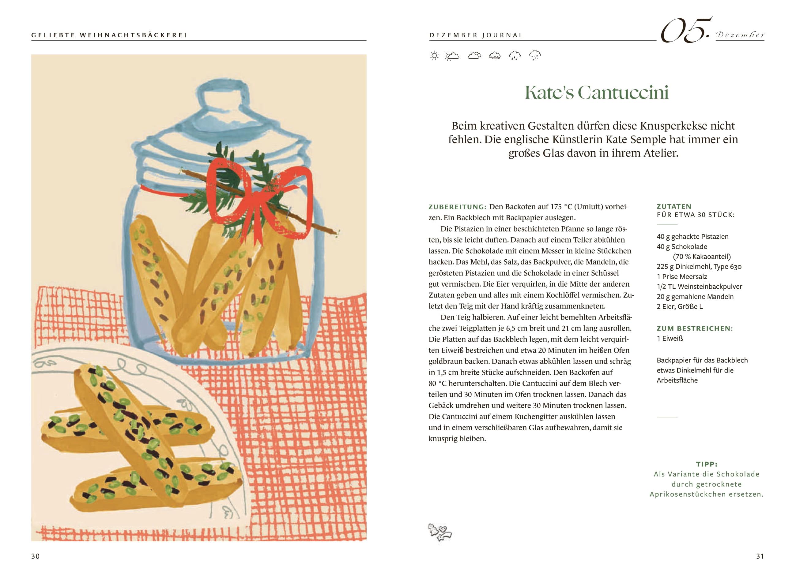 Beispielinhalt (Bild) Dezember Journal