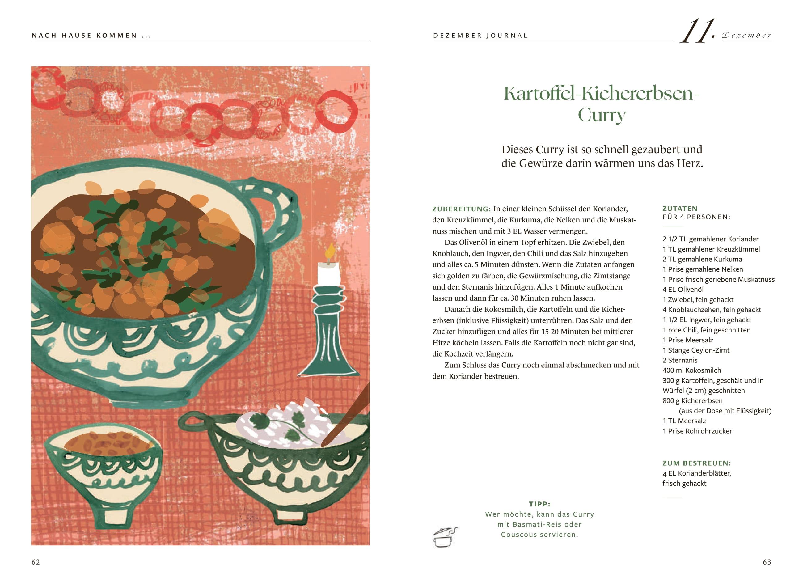 Beispielinhalt (Bild) Dezember Journal