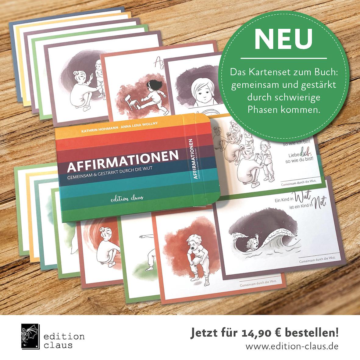 Vorderes Coverbild Affirmationen-Kartenset