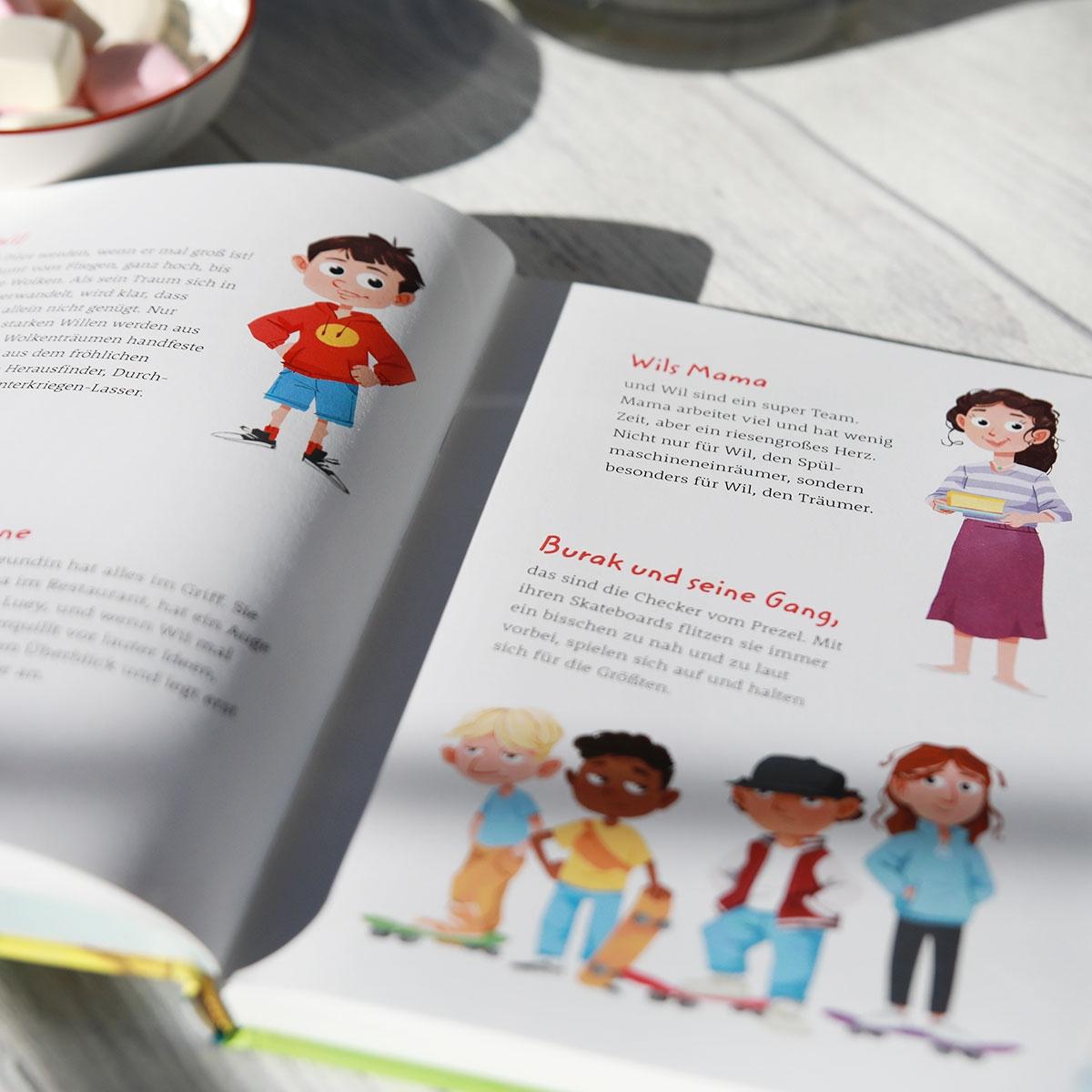 Beispielinhalt (Bild) Wil, der Wolkenstürmer, und der Traum vom Fliegen