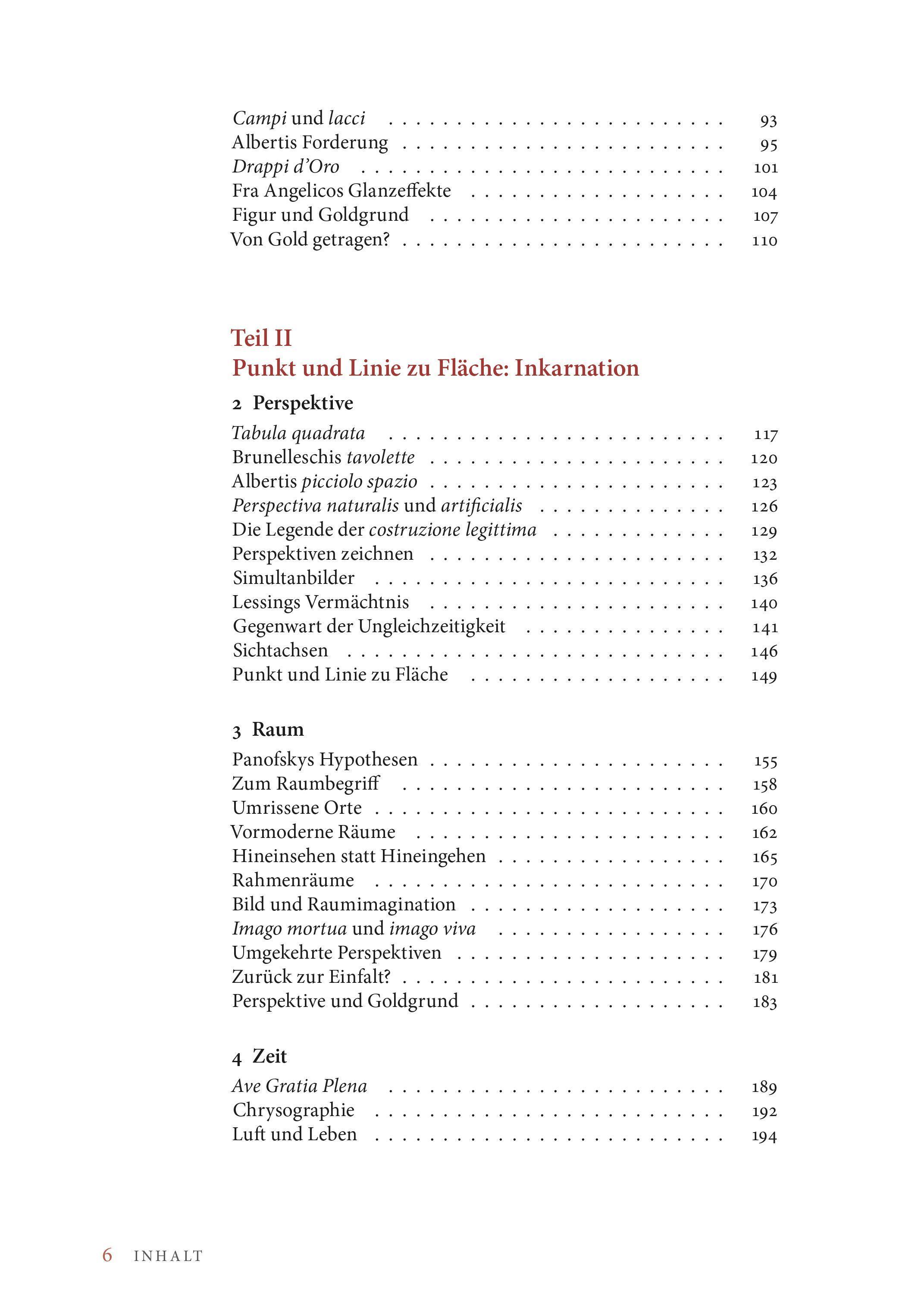 Beispielinhalt (Bild) Goldgrund und Perspektive