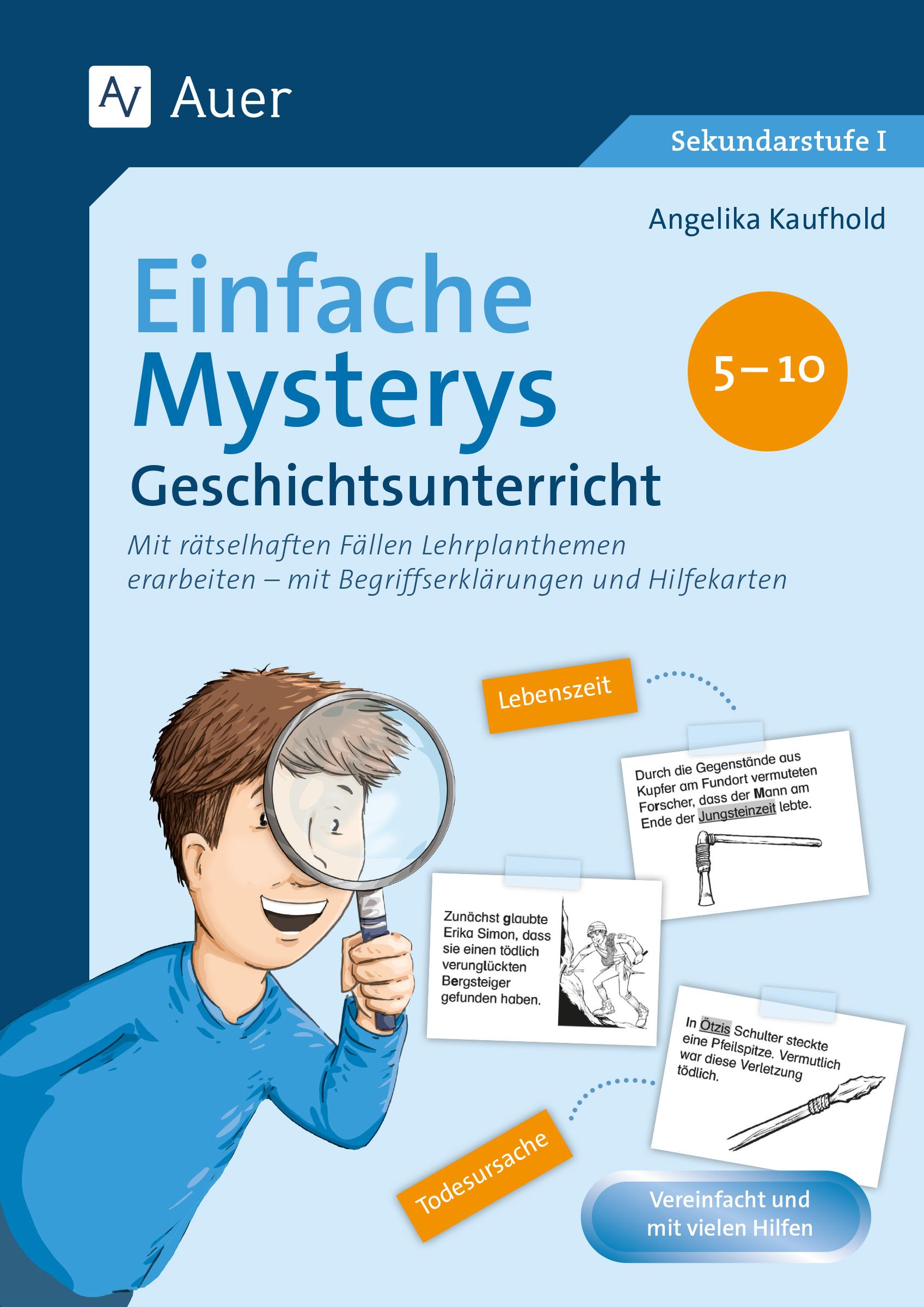 Vorderes Coverbild Einfache Mysterys Geschichtsunterricht 5-10