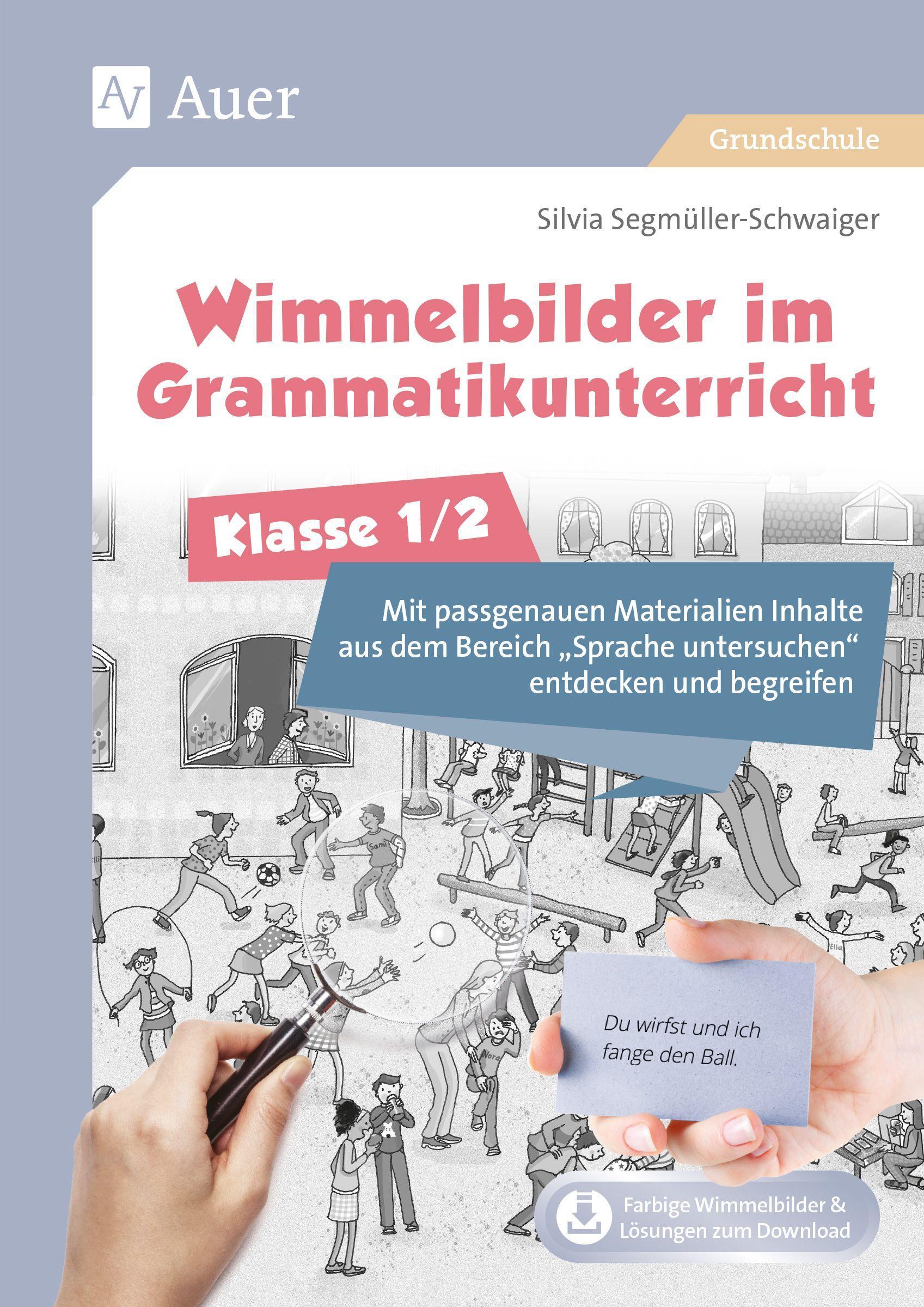 Vorderes Coverbild Wimmelbilder im Grammatikunterricht - Klasse 1/2