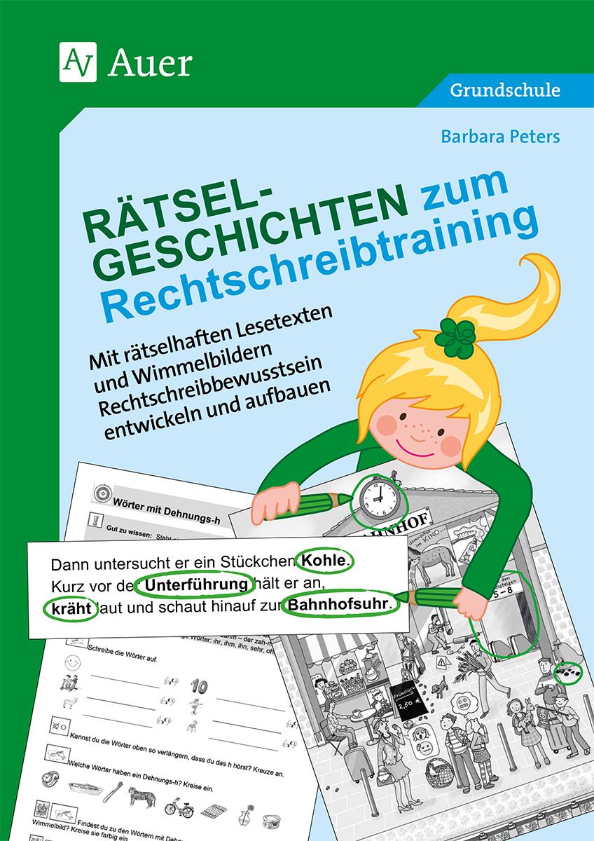 Vorderes Coverbild Rätsel-Geschichten zum Rechtschreibtraining