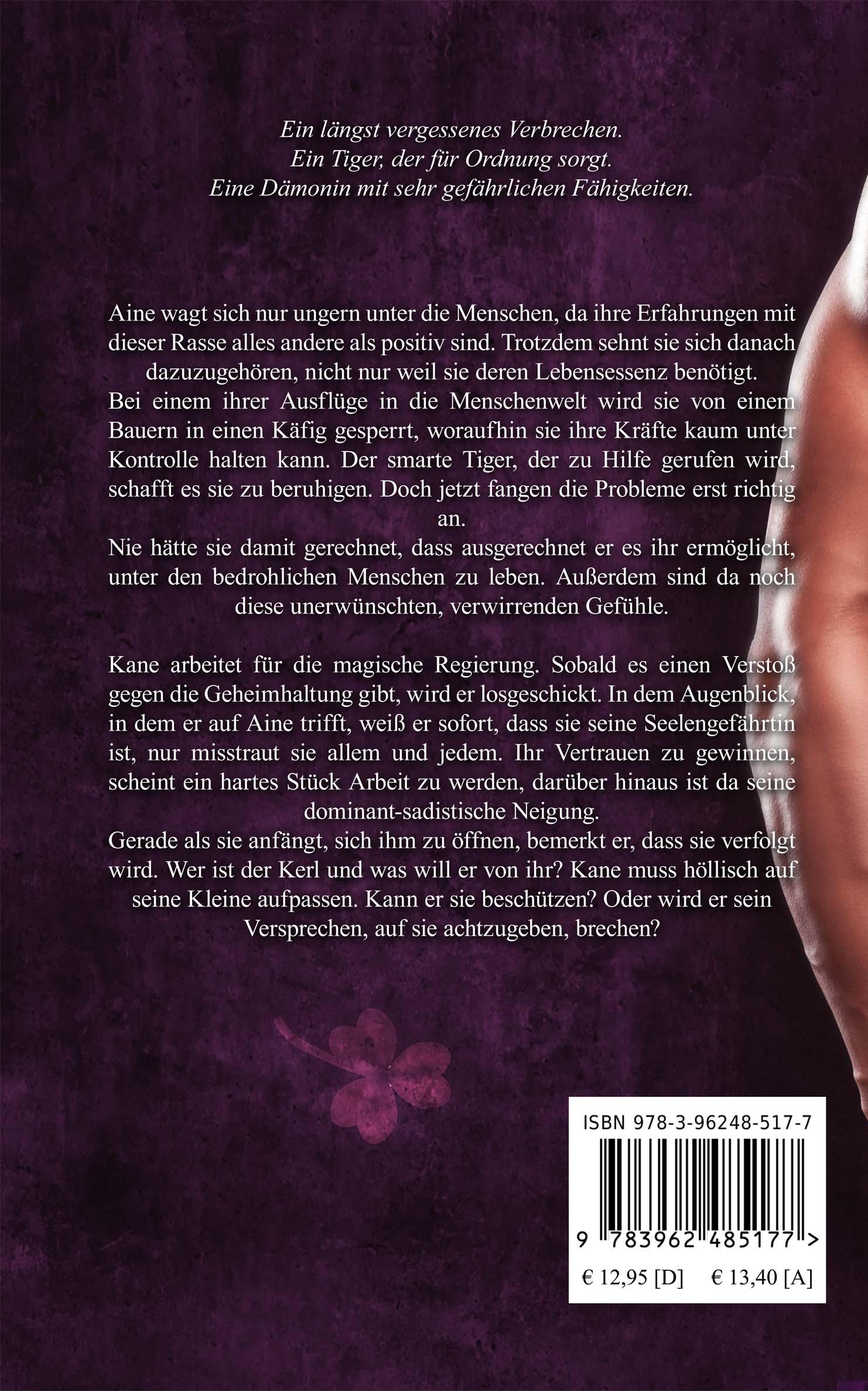 Rückseitencover Vom Tiger geliebt