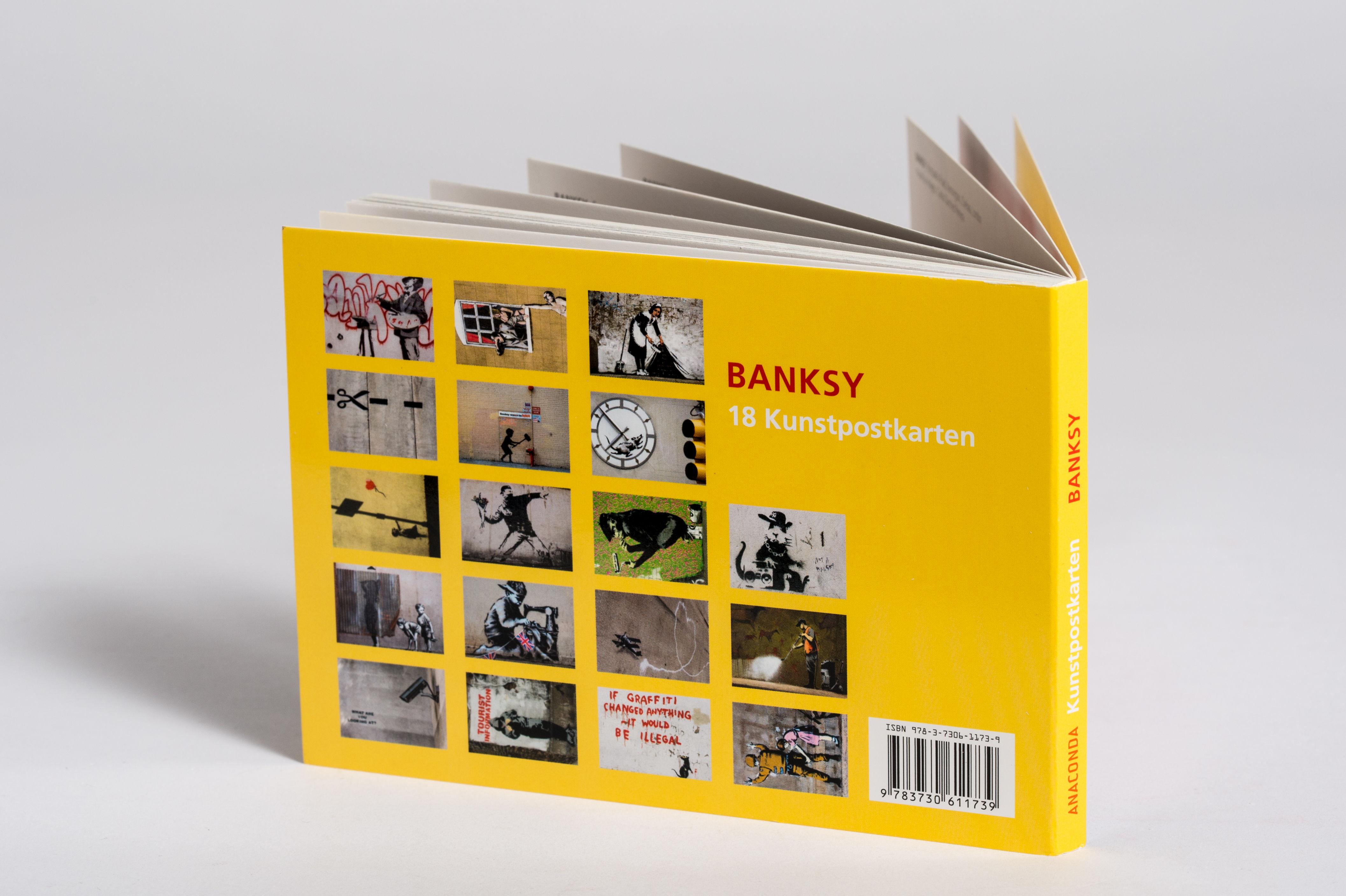 Beispielinhalt (Bild) Postkarten-Set Banksy