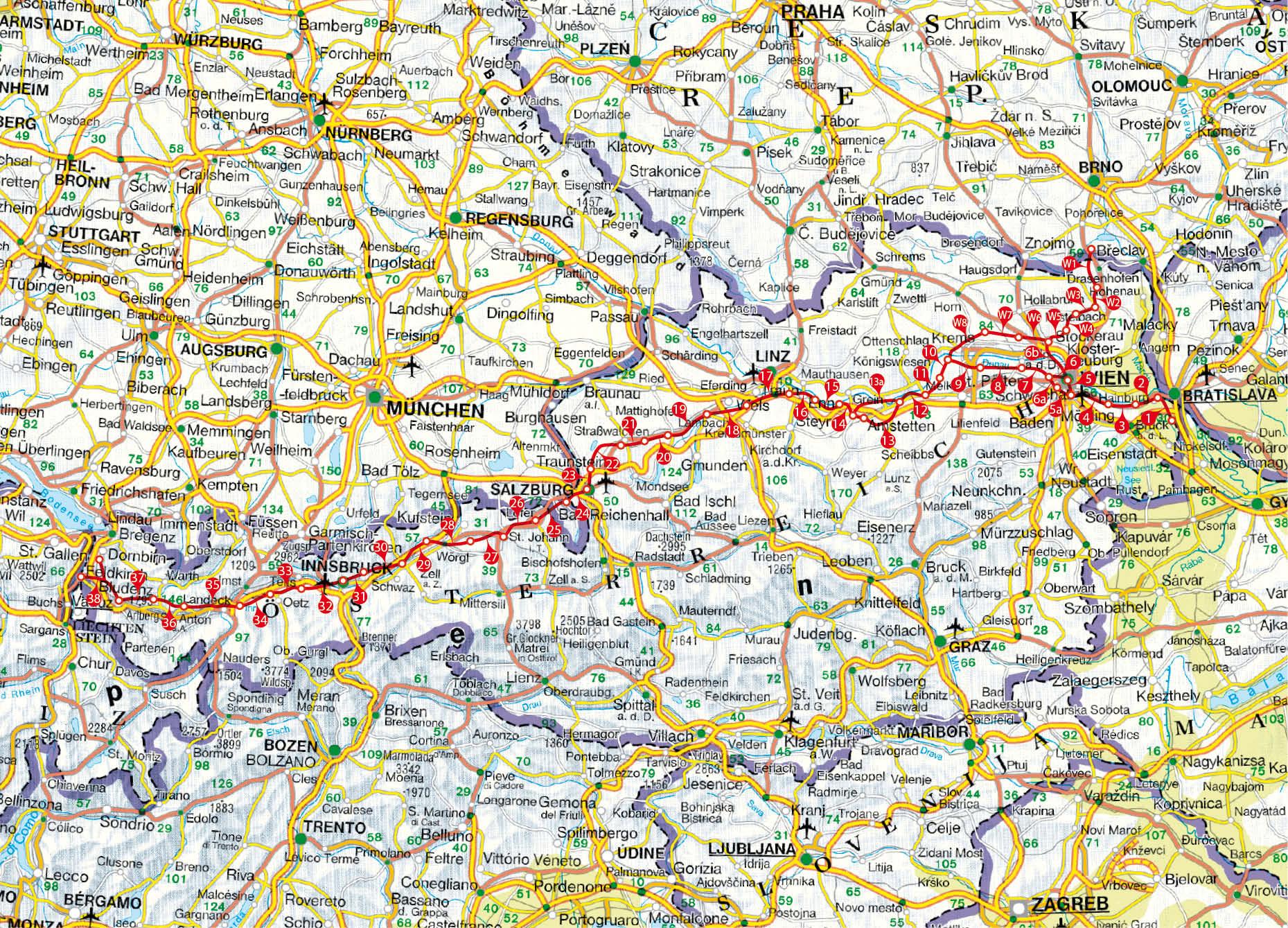 Beispielinhalt (Bild) Jakobswege Österreich