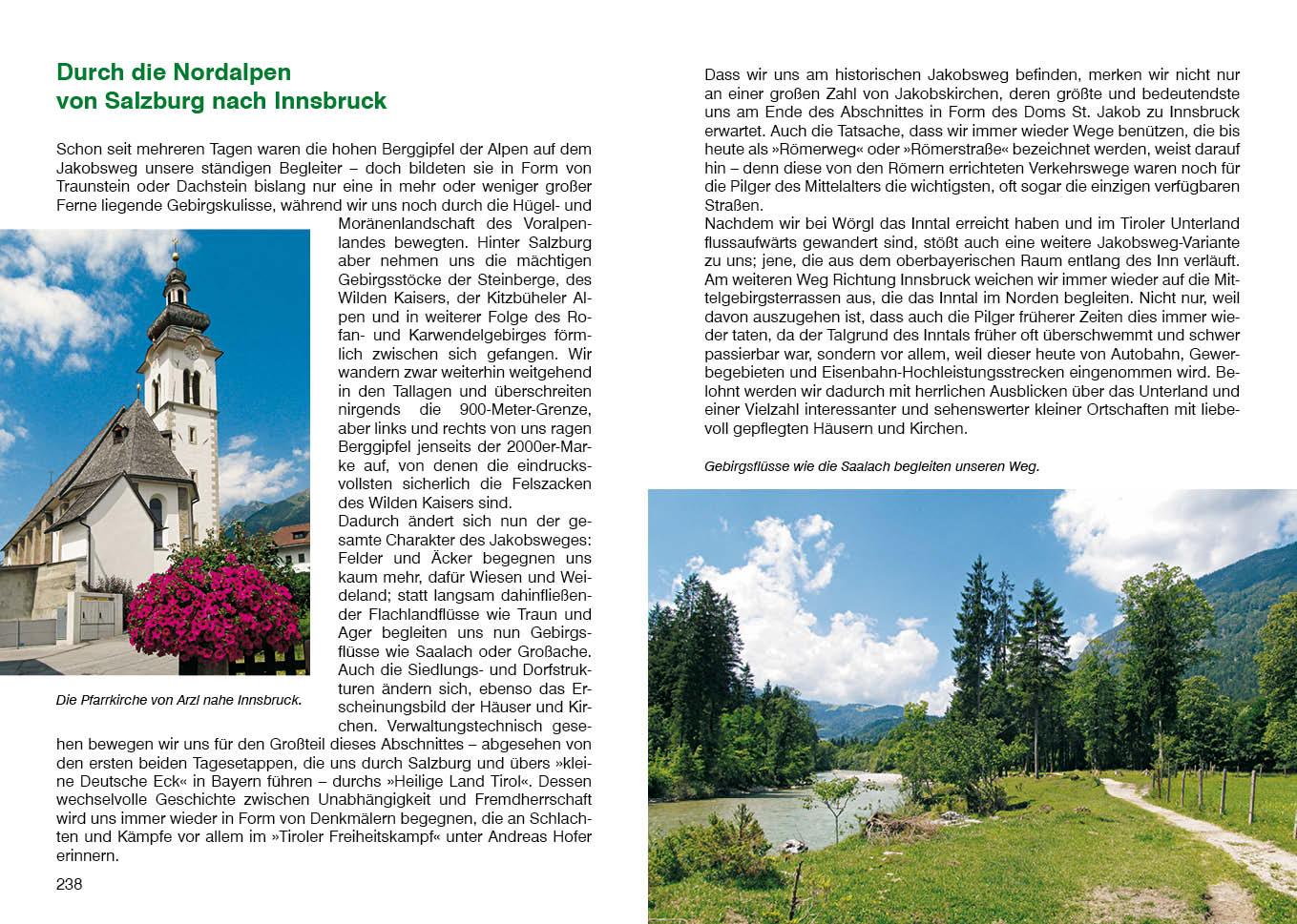Beispielinhalt (Bild) Jakobswege Österreich